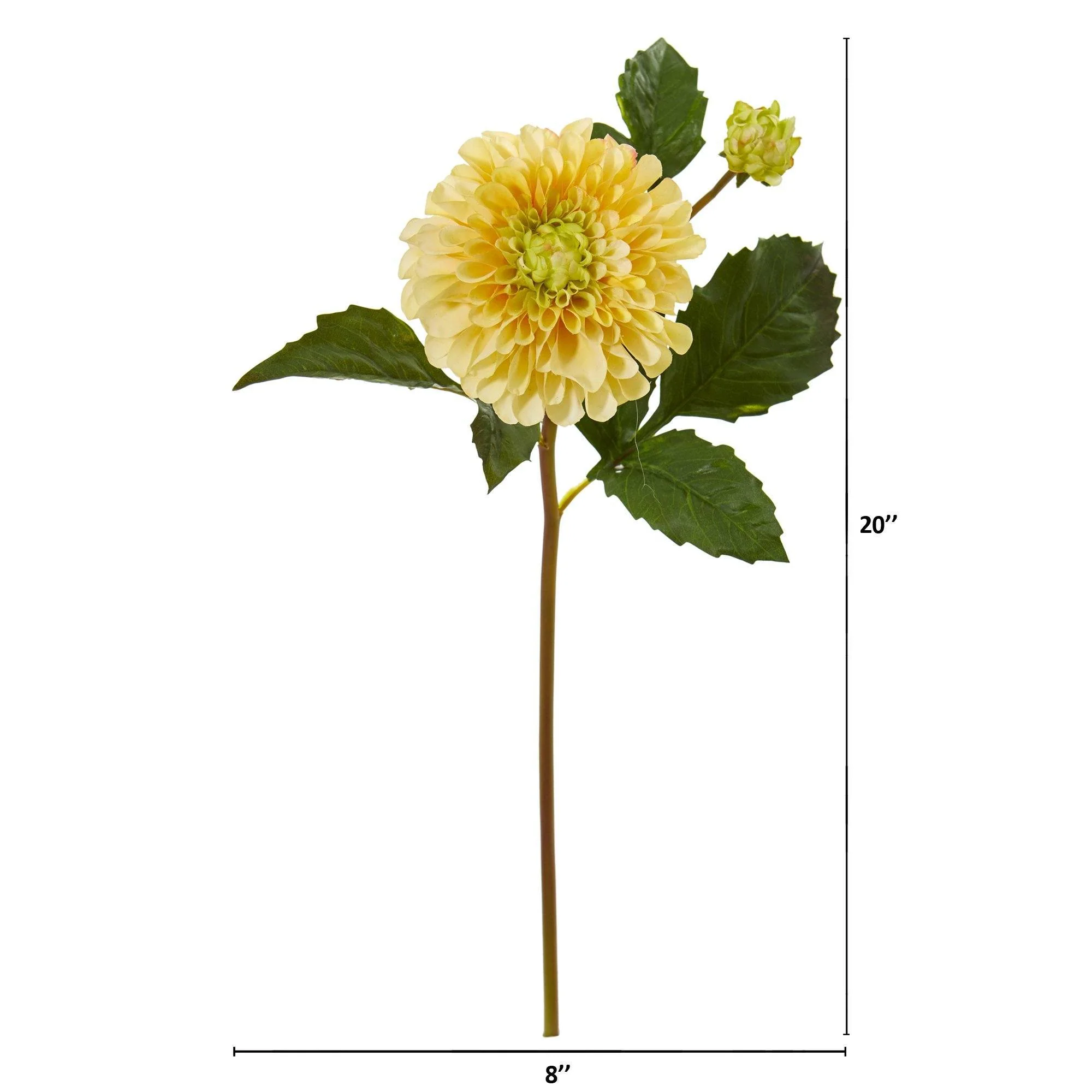 20” Dahlia Artificial Flower (Set of 6) - Image 9