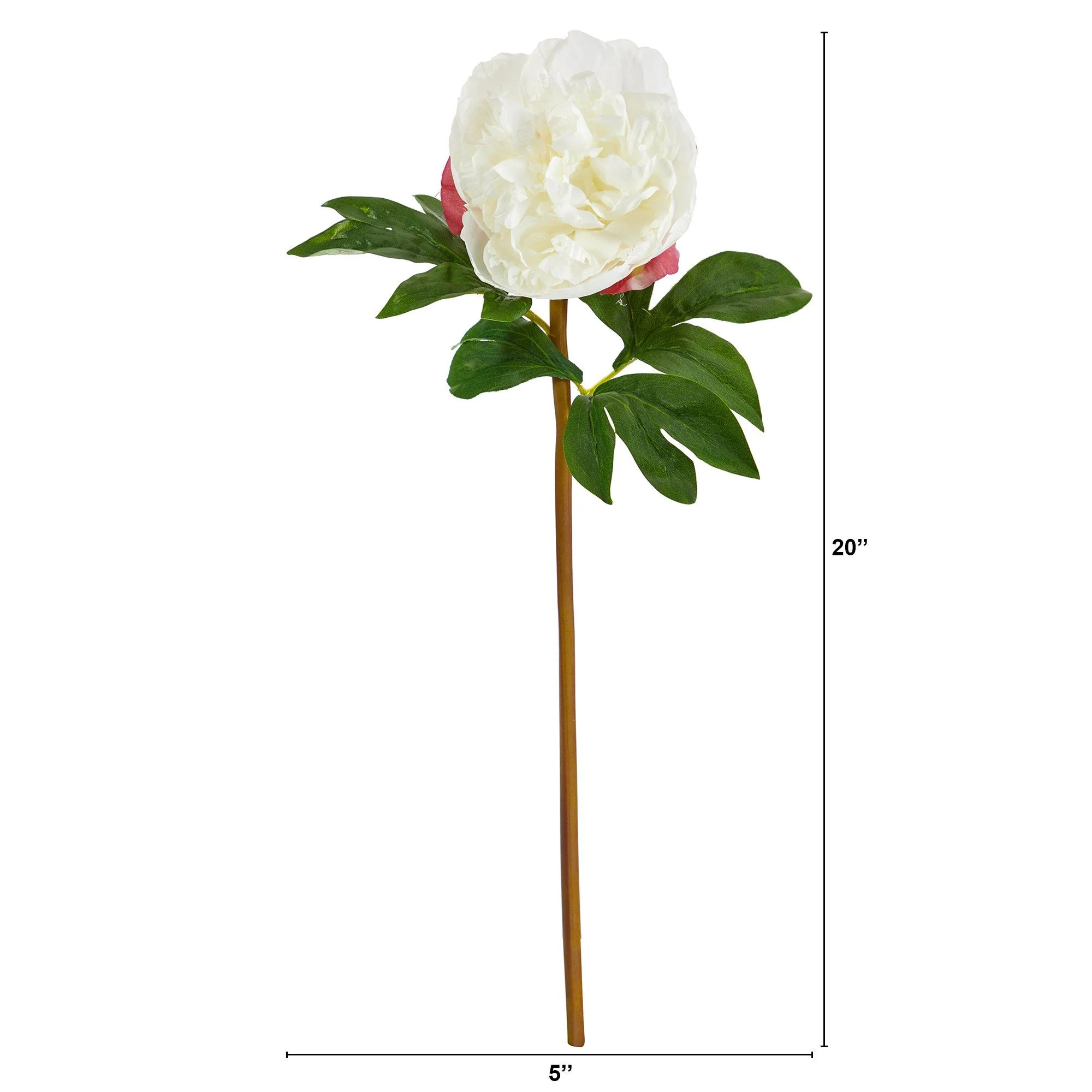 20” Peony Artificial Flower (Set of 3) - Image 6