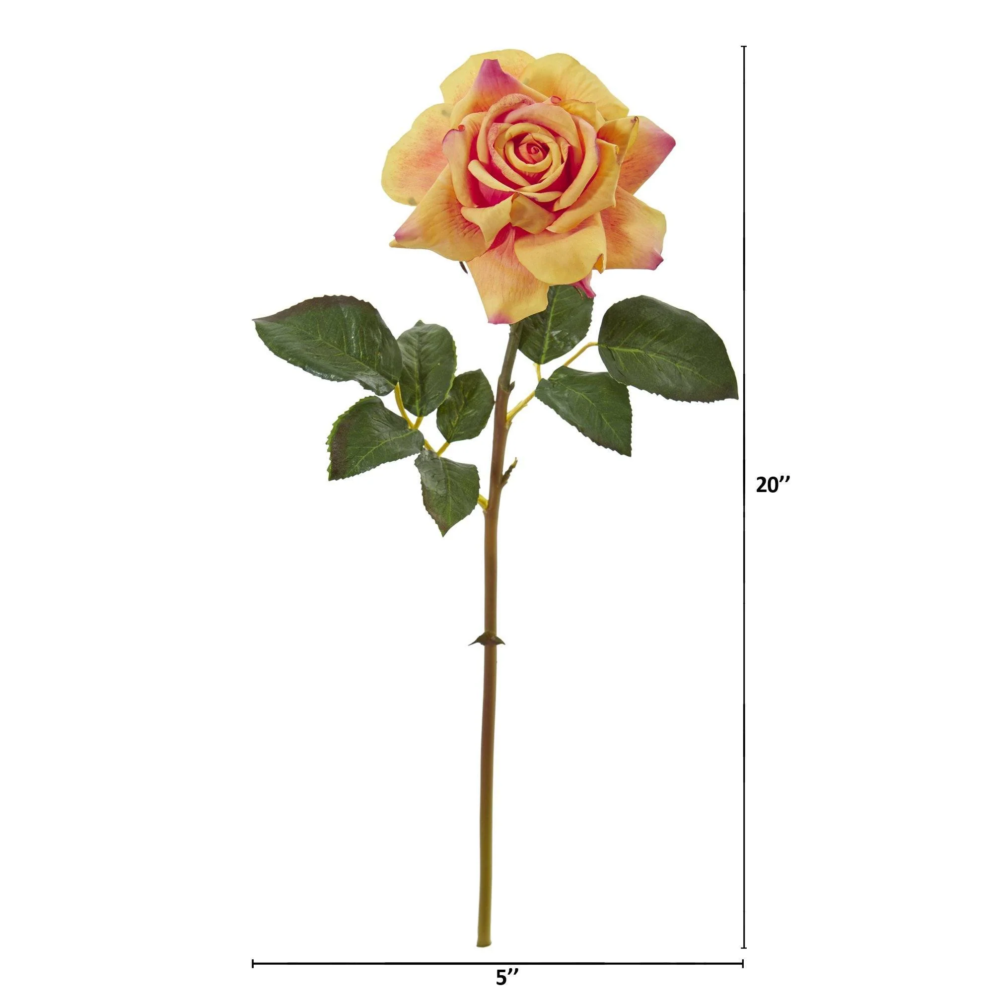 20” Rose Artificial Flower (Set of 6) - Image 10
