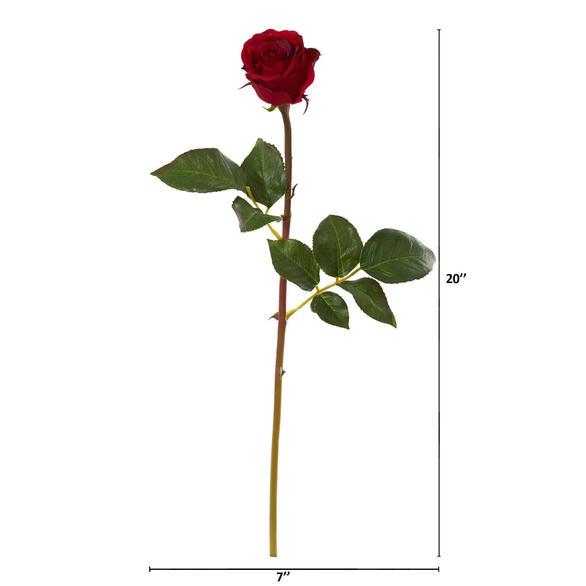 20” Rose Bud Artificial Flower (Set of 12) - Image 15