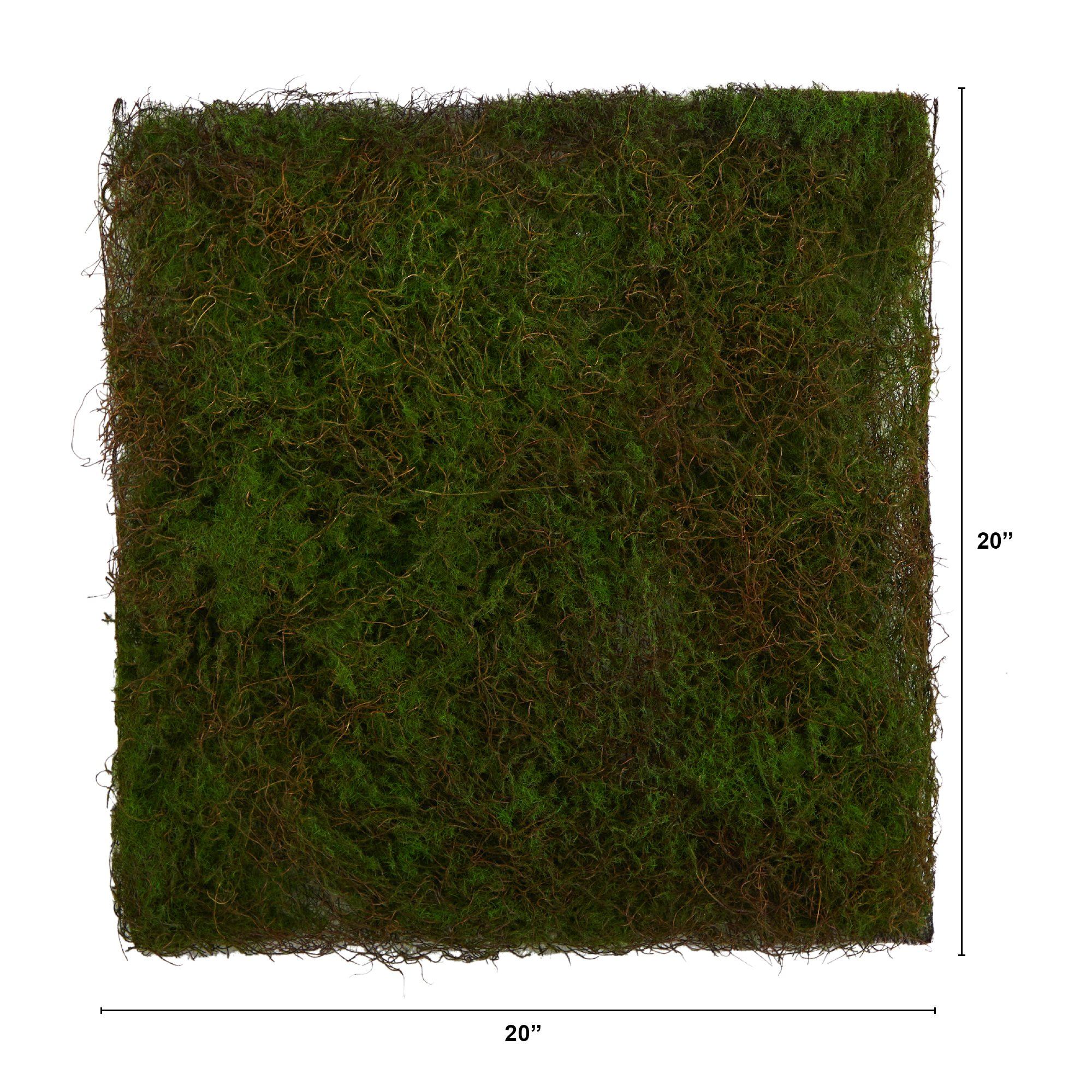 20” X 20” Artificial Moss Mat - Image 2