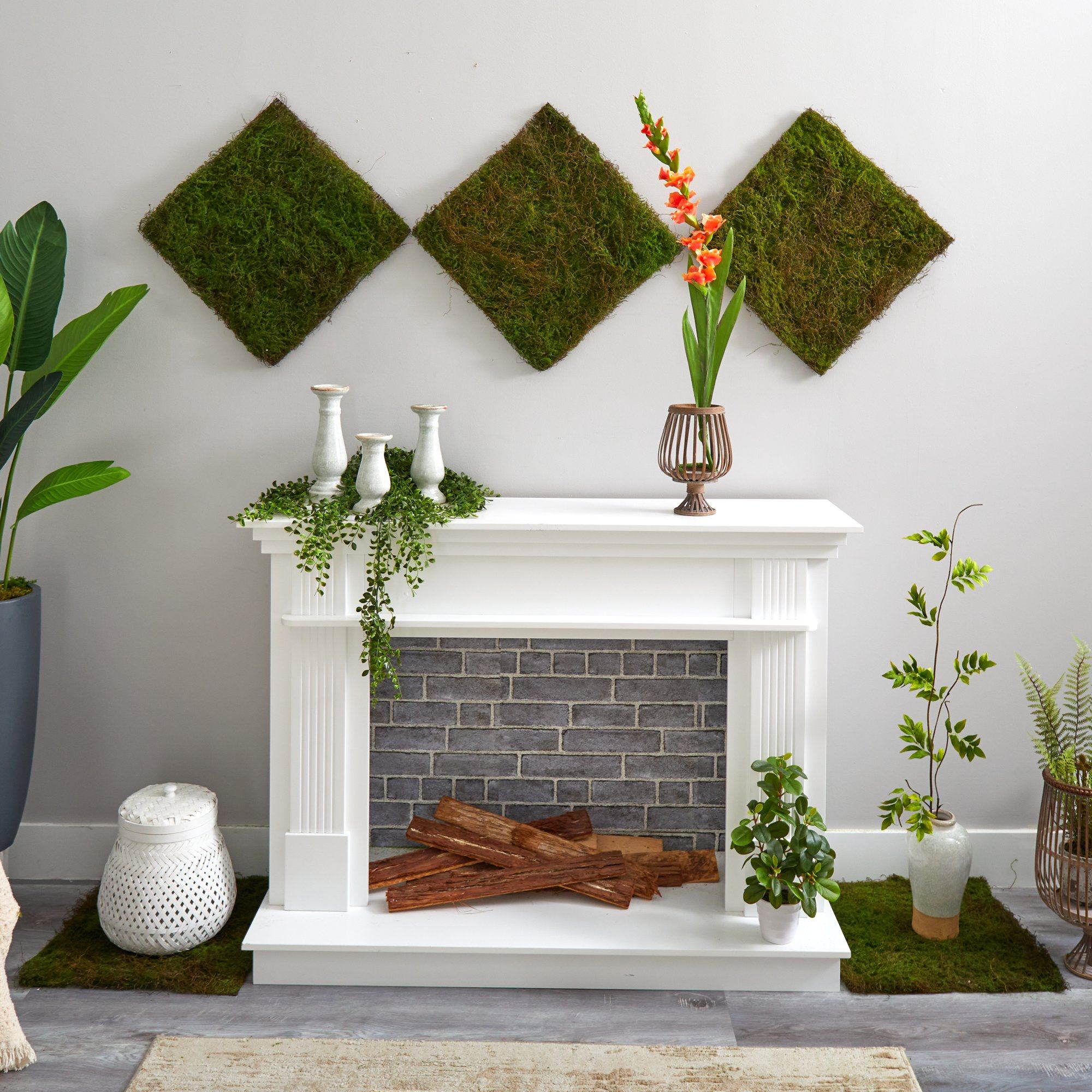 20” X 20” Artificial Moss Mat - Image 4