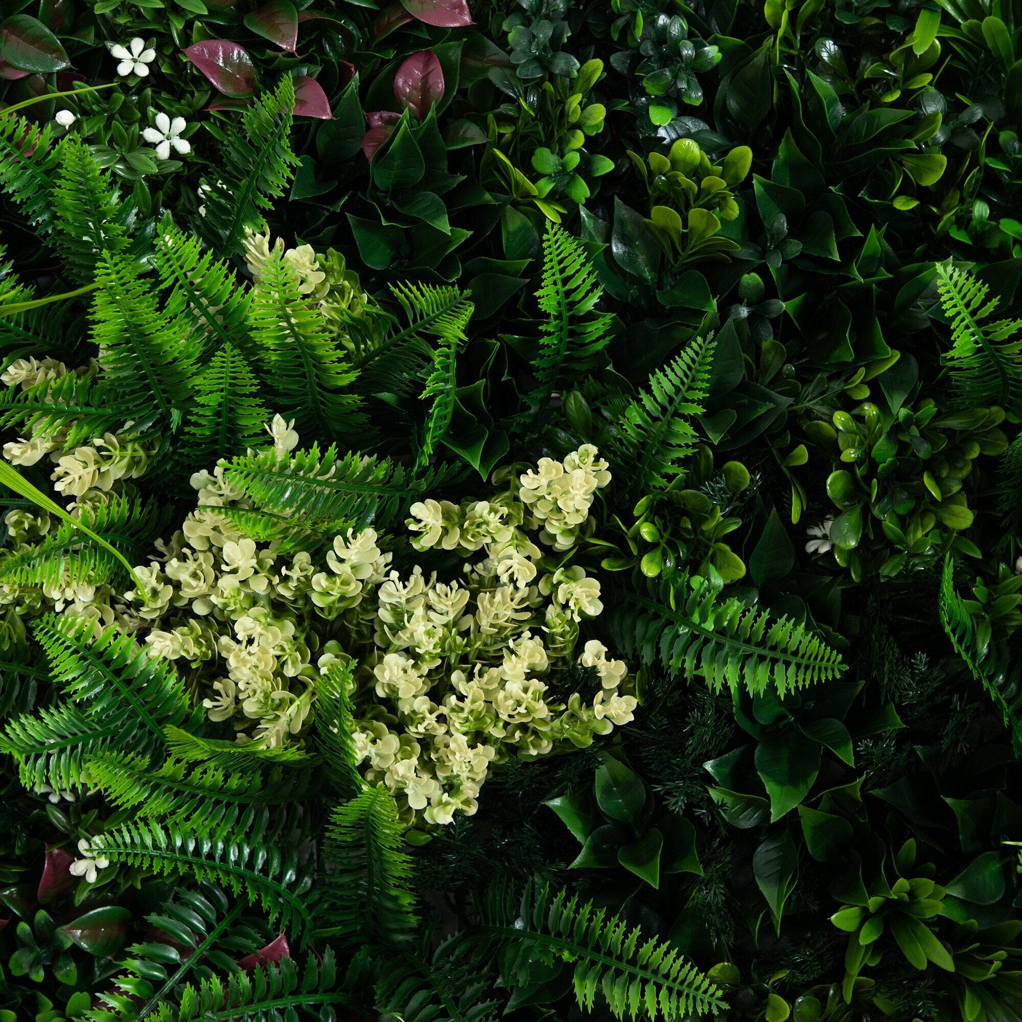 20” x 20” UV Resistant Corfu Island Artificial Living Wall Panels (Indoor/Outdoor) - Set of 3 - Image 2