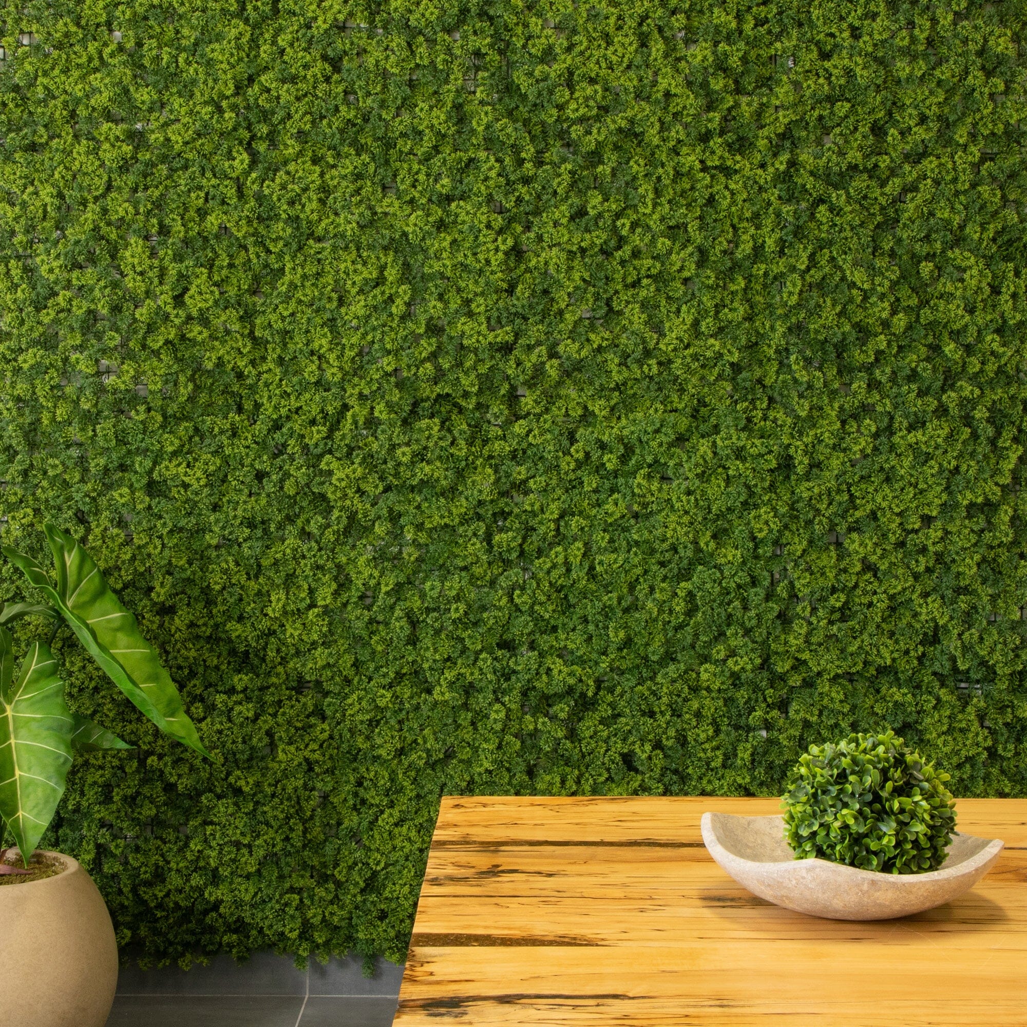 20” x 20” UV Resistant Irish Green Meadow Artificial Living Wall Panels (Indoor/Outdoor) - Set of 6 - Image 4