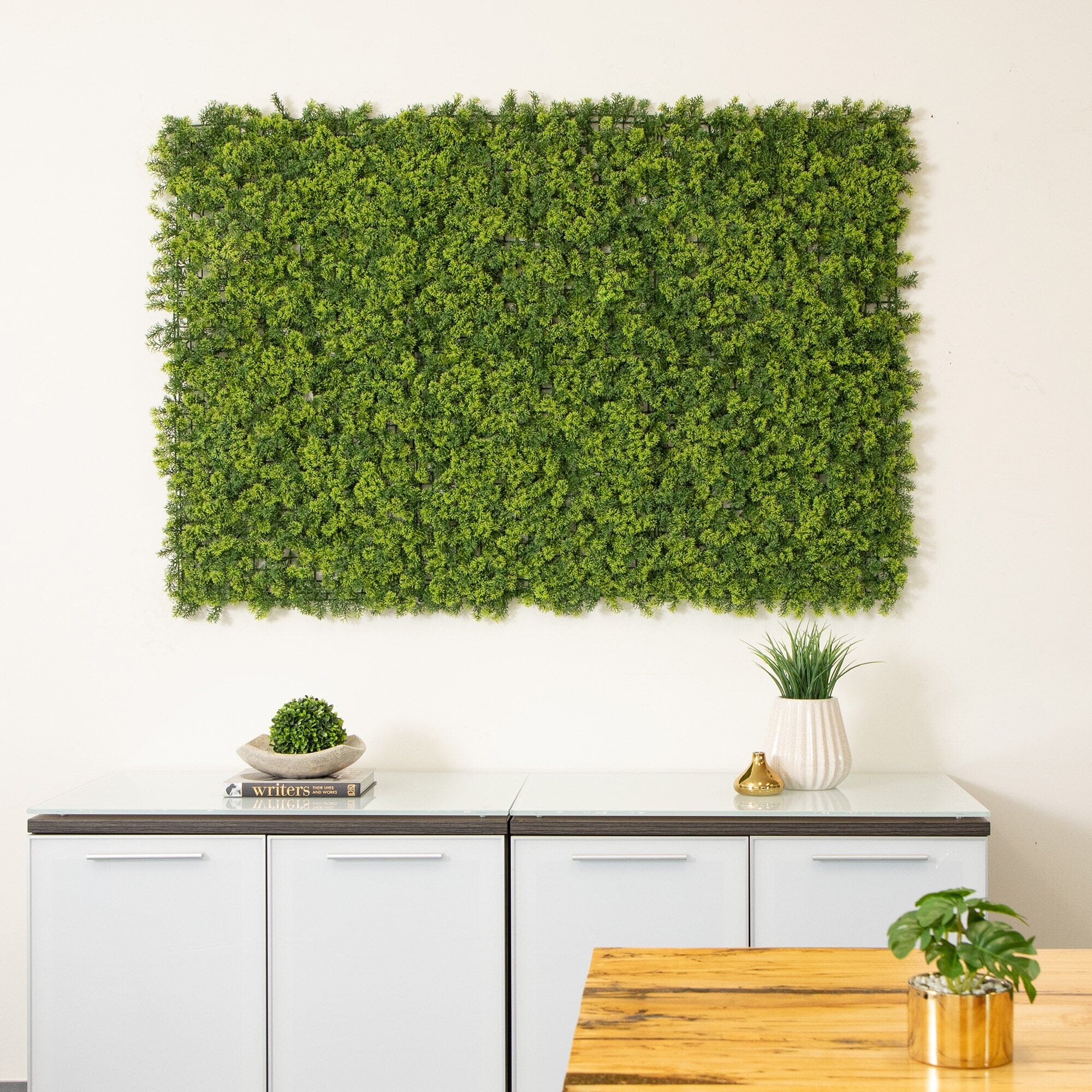 20” x 20” UV Resistant Irish Green Meadow Artificial Living Wall Panels (Indoor/Outdoor) - Set of 6 - Image 5