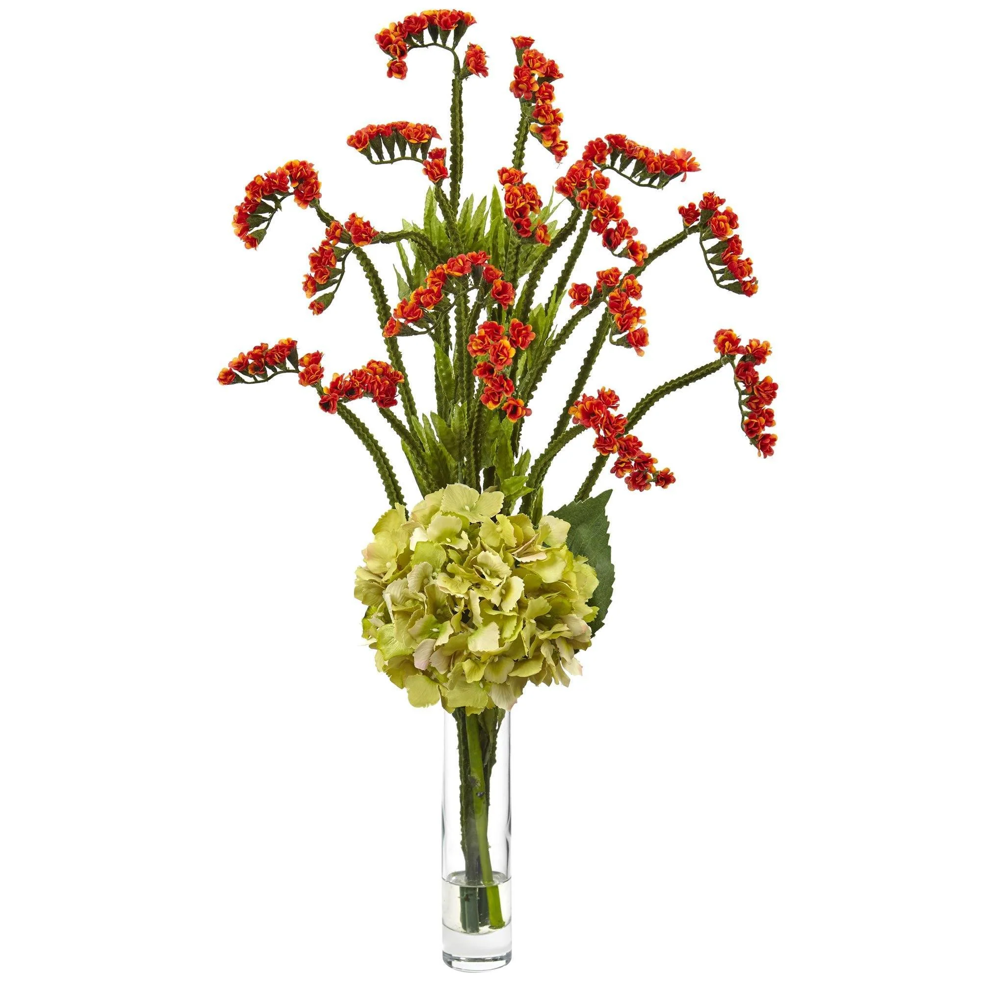 Hydrangea and Statice Bud Arrangement - Image 2