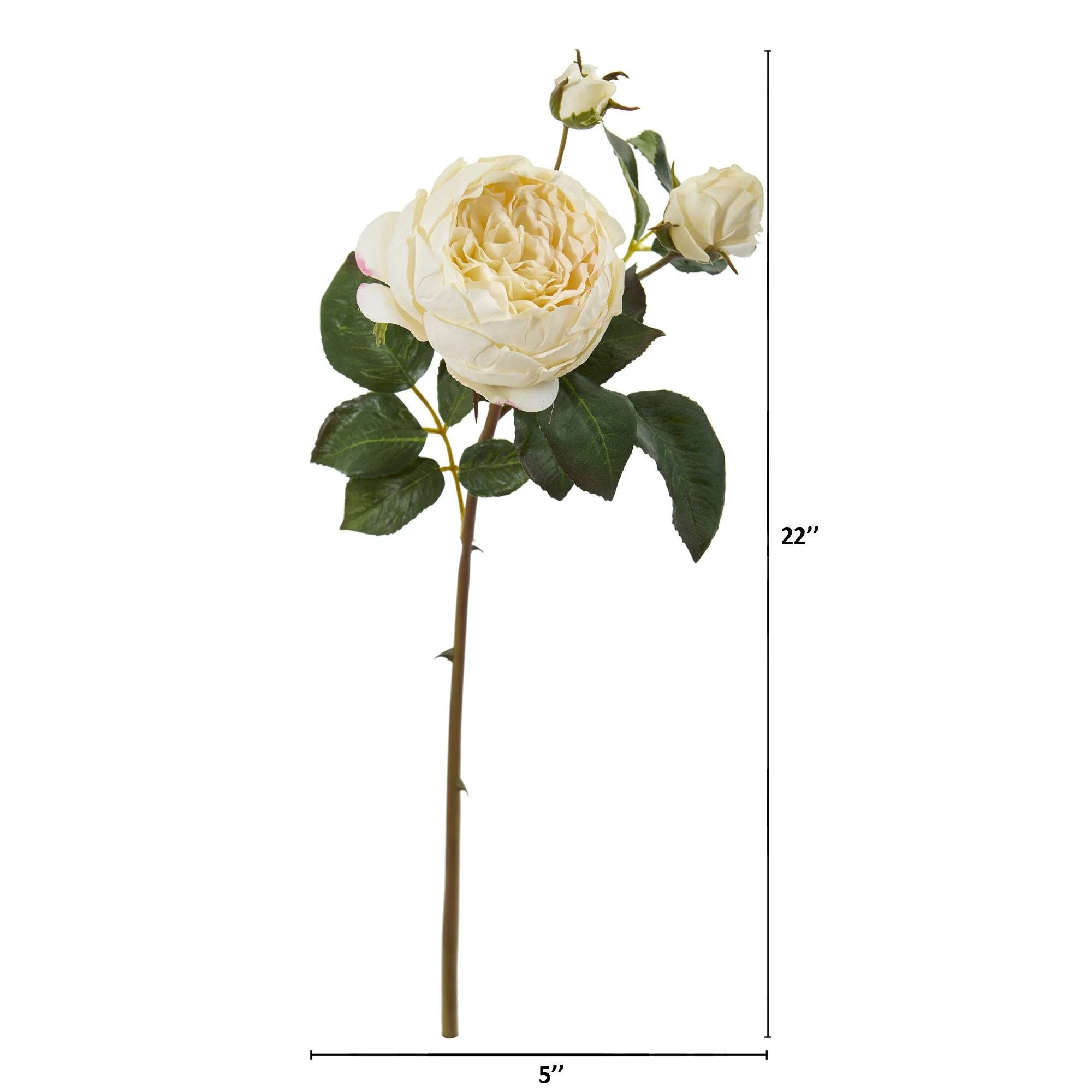 22” Rose Artificial Flower (Set of 6) - Image 6