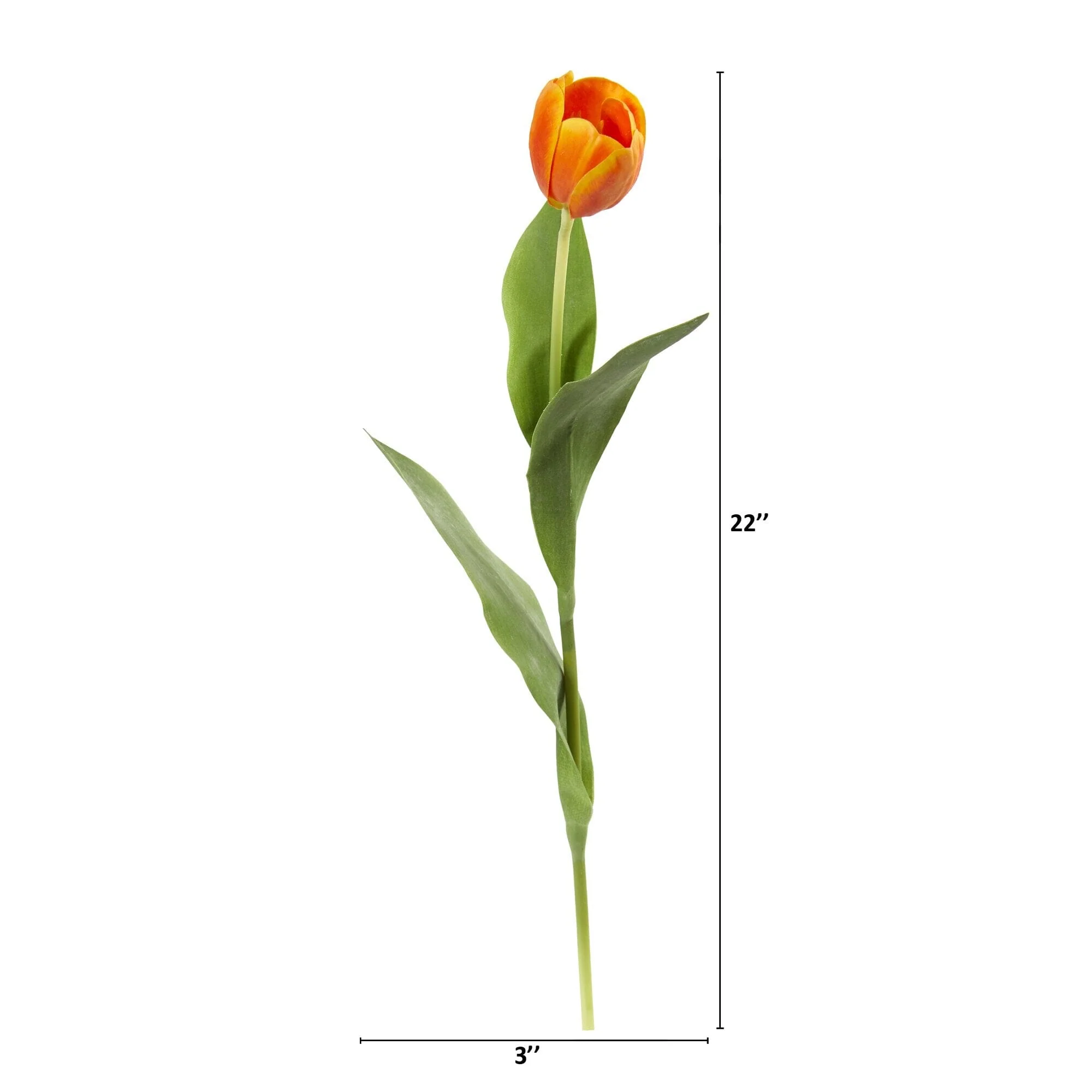 22” Tulip Artificial Flower (Set of 8) - Image 6