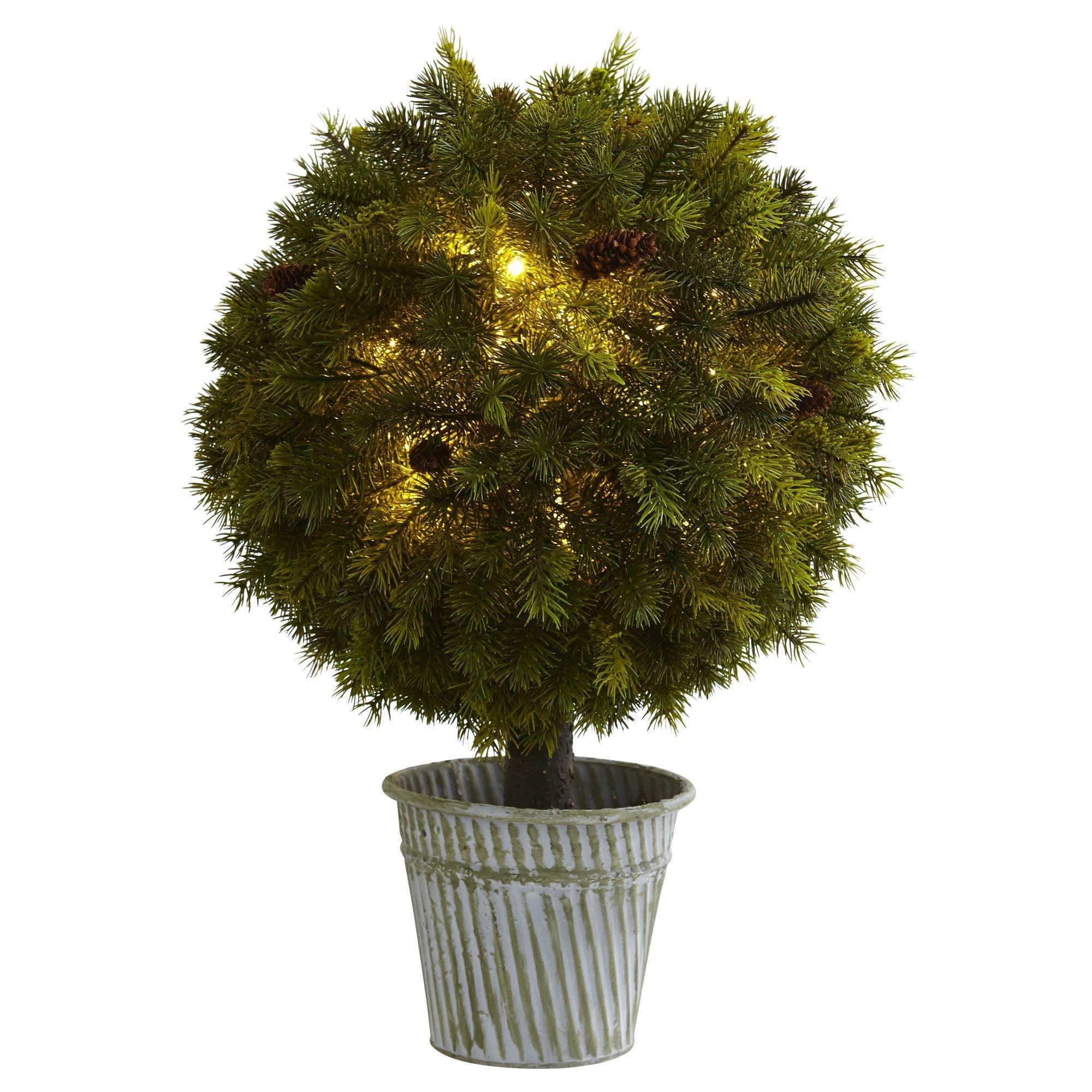 23” Pine Ball in Iron Top - Image 3