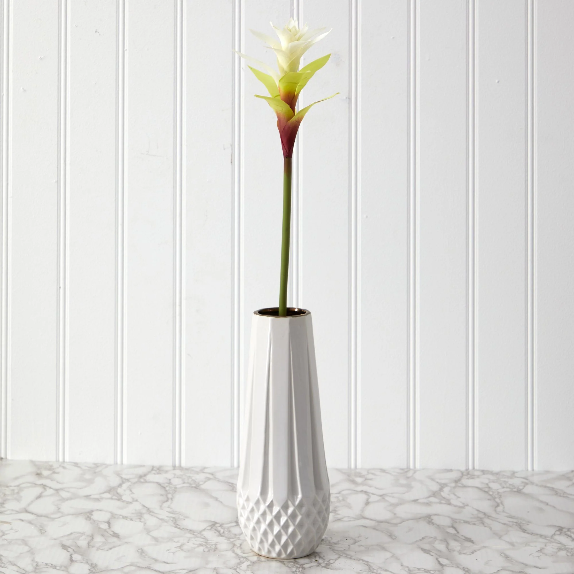 23” Star Bromeliad Artificial Flower Stems (Set of 6) - Image 3
