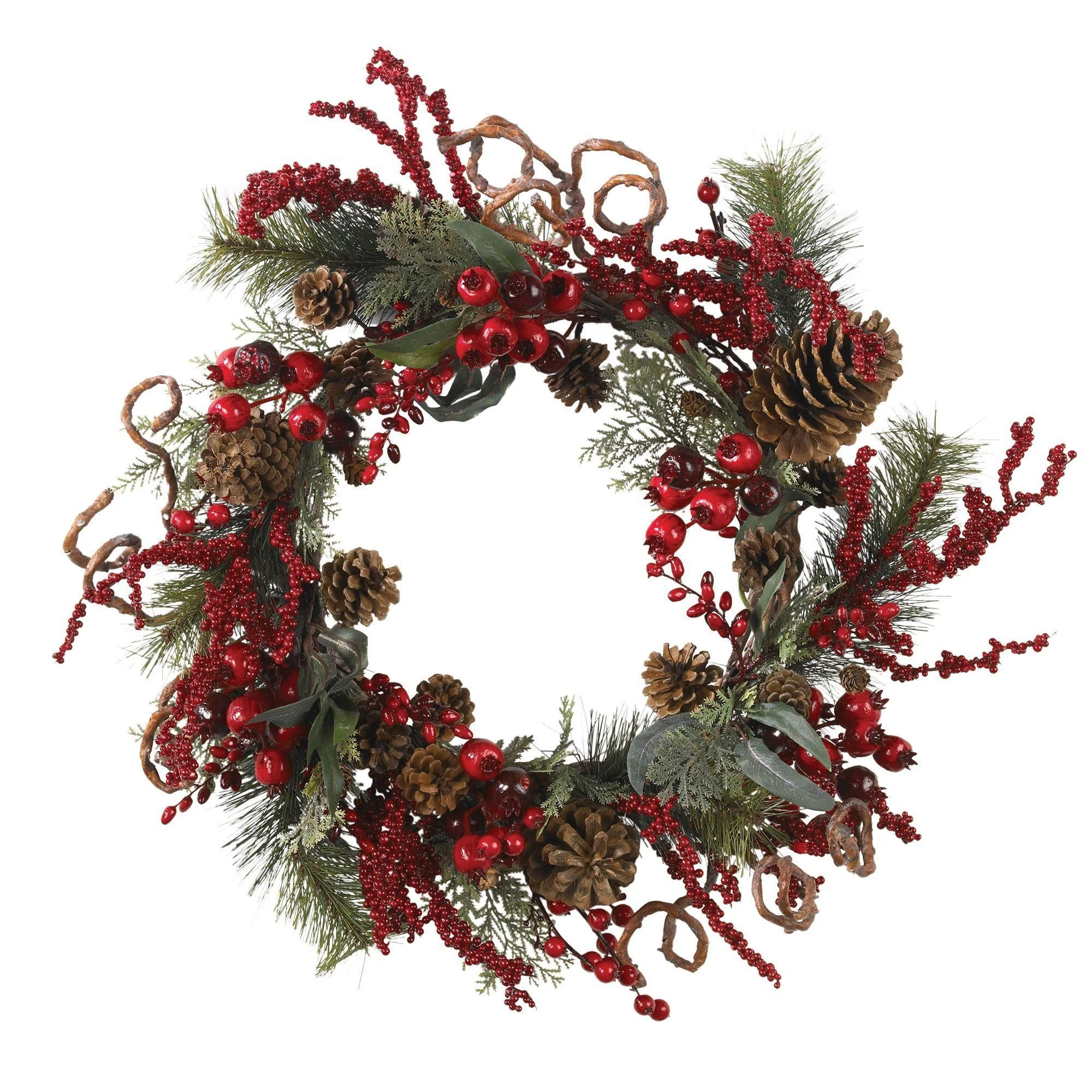 24” Assorted Berry Wreath - Image 3