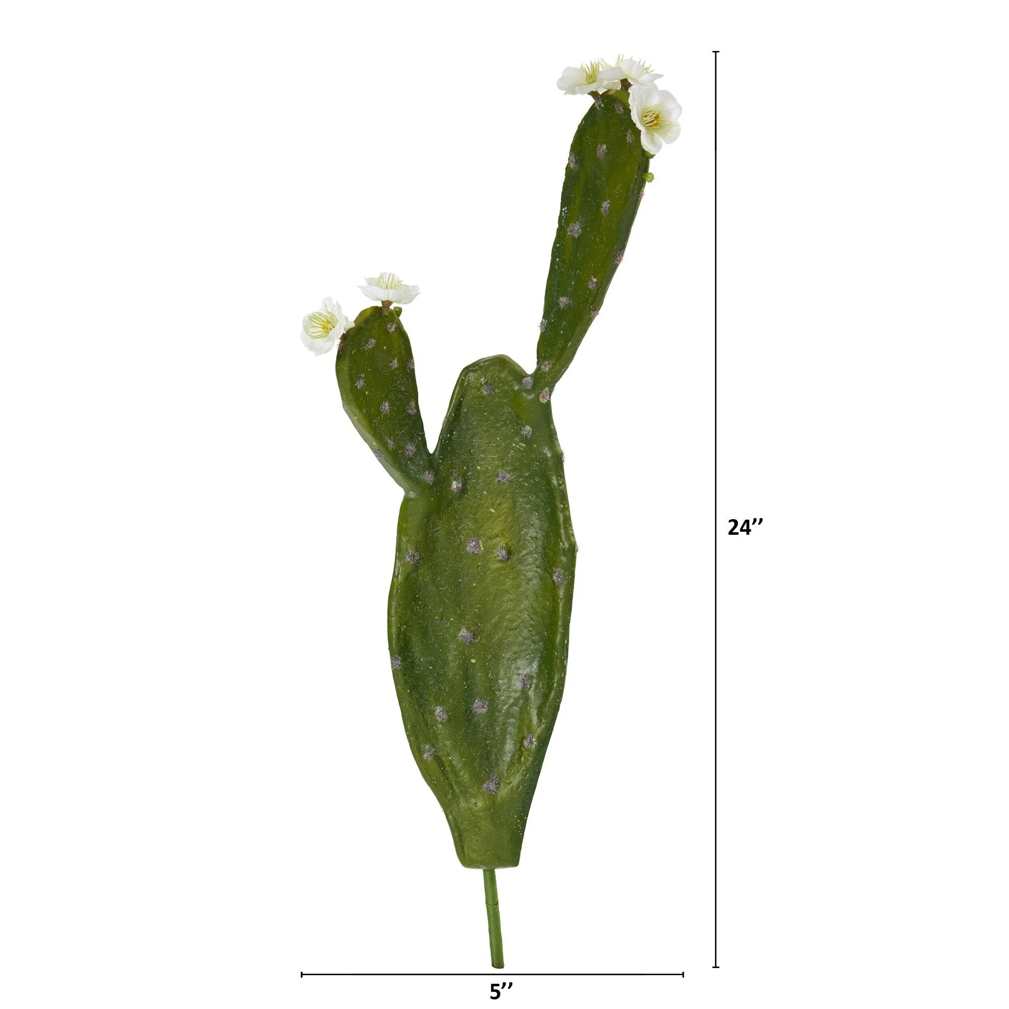24” Flowering Cactus Artificial Plant (Set of 4) - Image 2