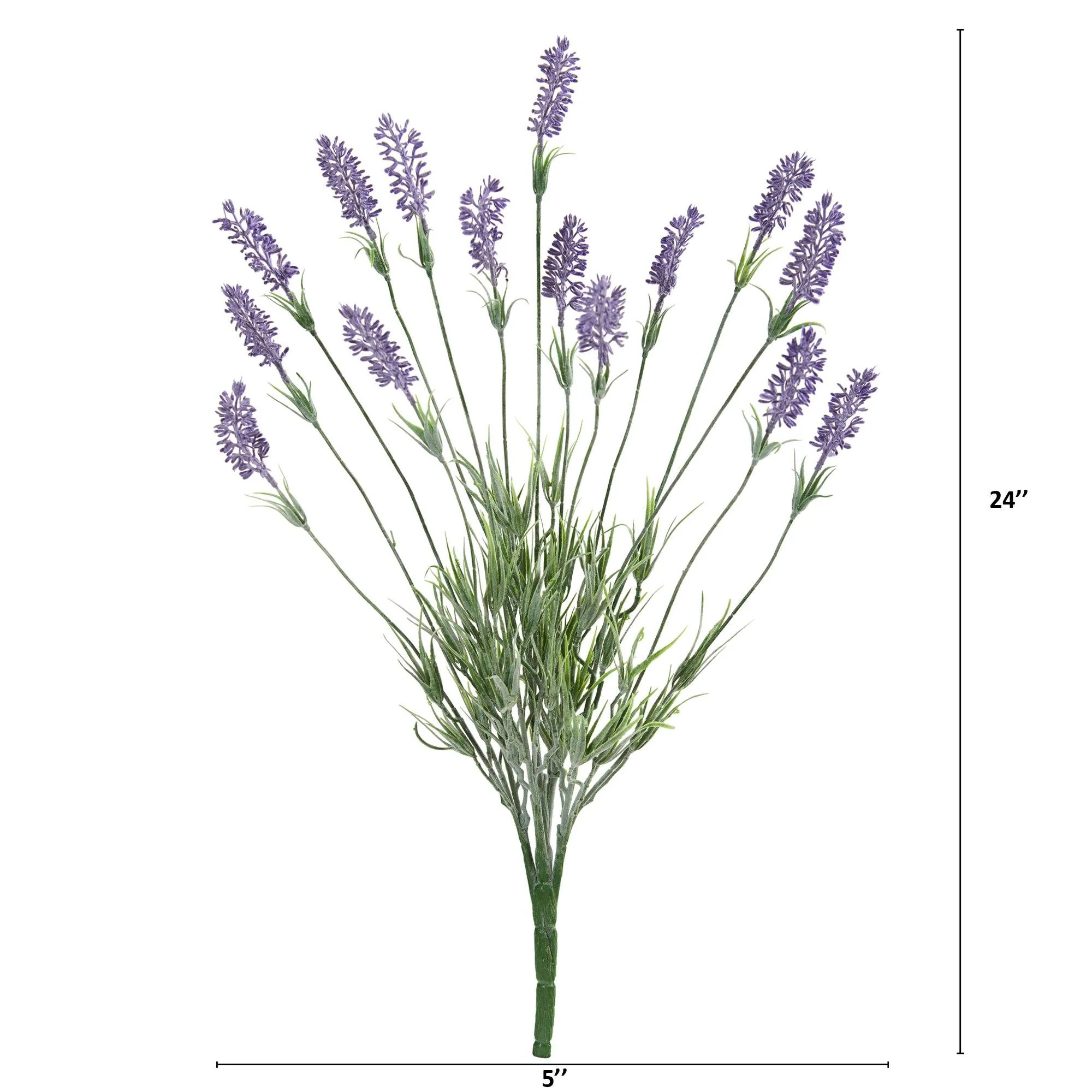 24” Lavender Artificial Flower (Set of 6) - Image 2