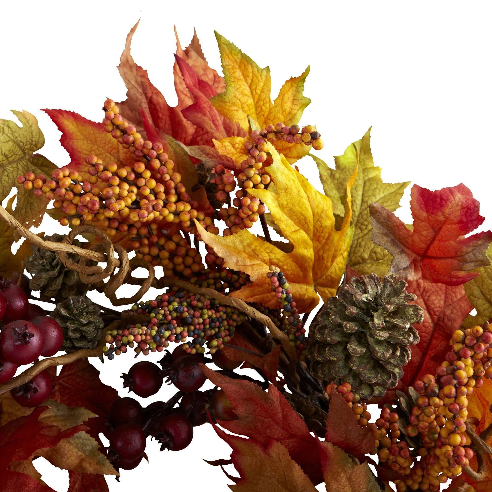 24” Maple and Berry Wreath - Image 4