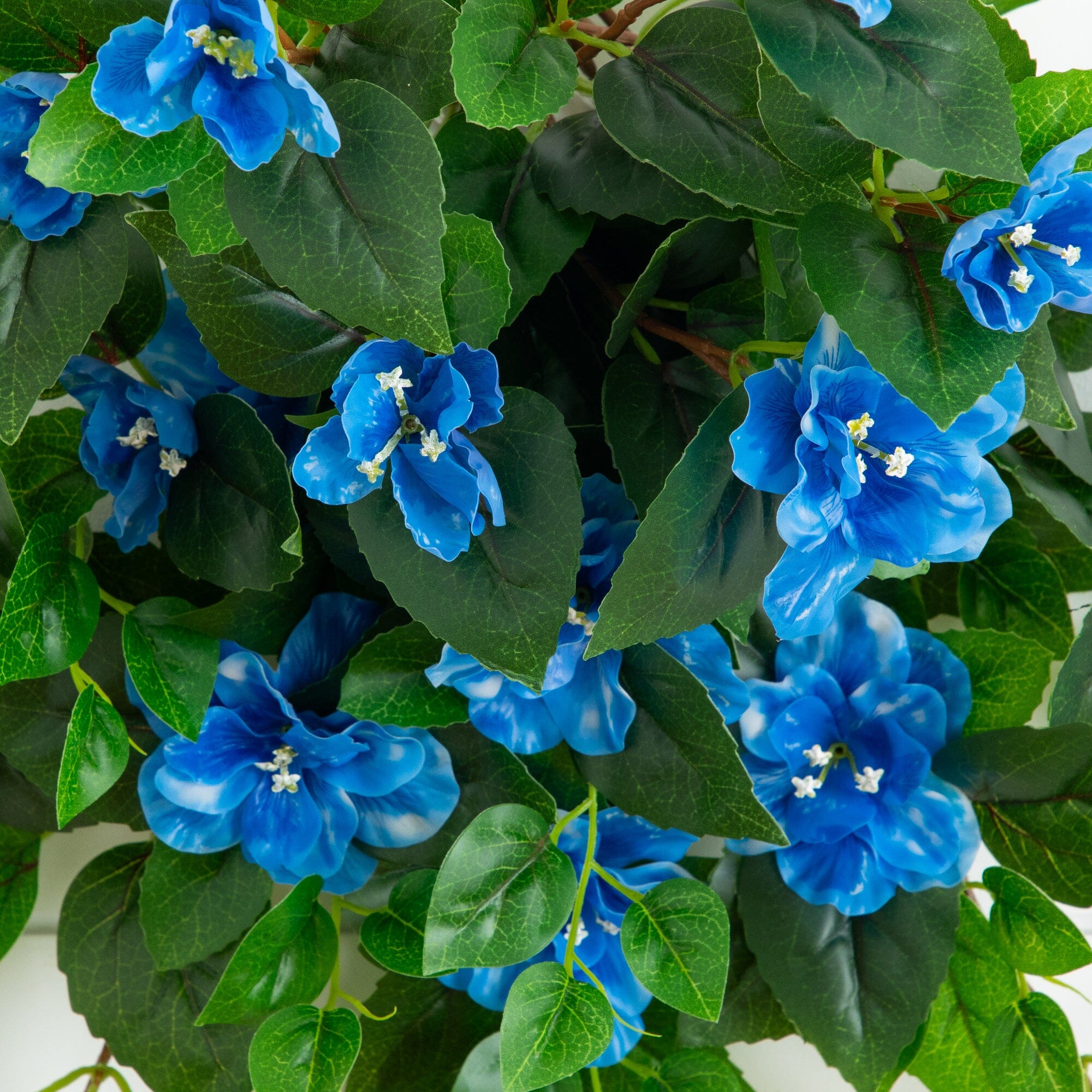 24" UV Resistant Artificial Azalea Hanging Plant (Indoor/Outdoor) - Set of 3 - Image 47