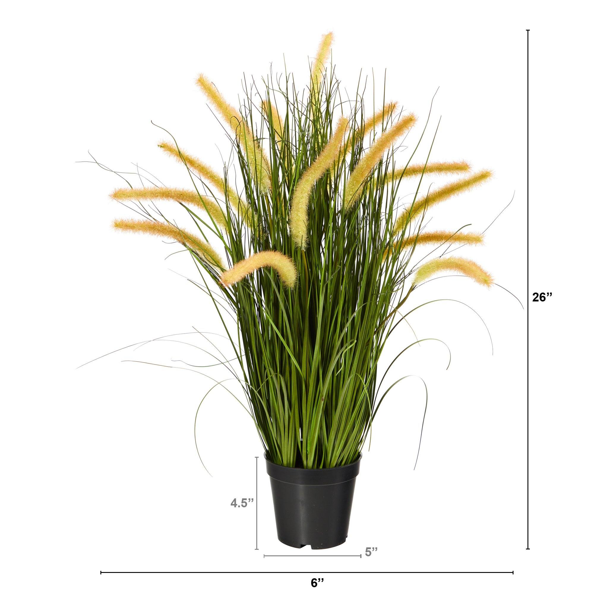 26” Onion Grass Artificial Plant - Image 2