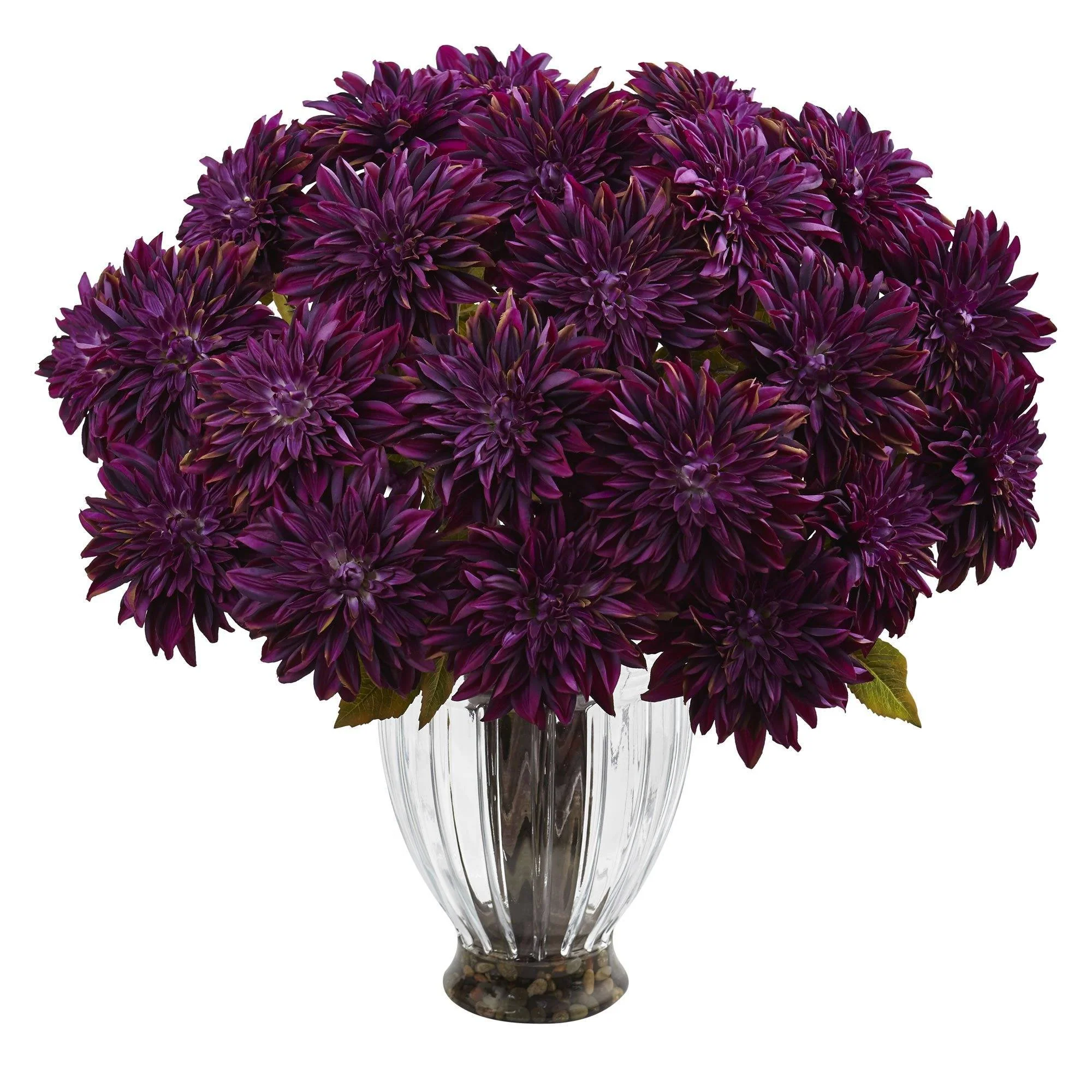 Silk Dahlia Floral Arrangement - Image 3