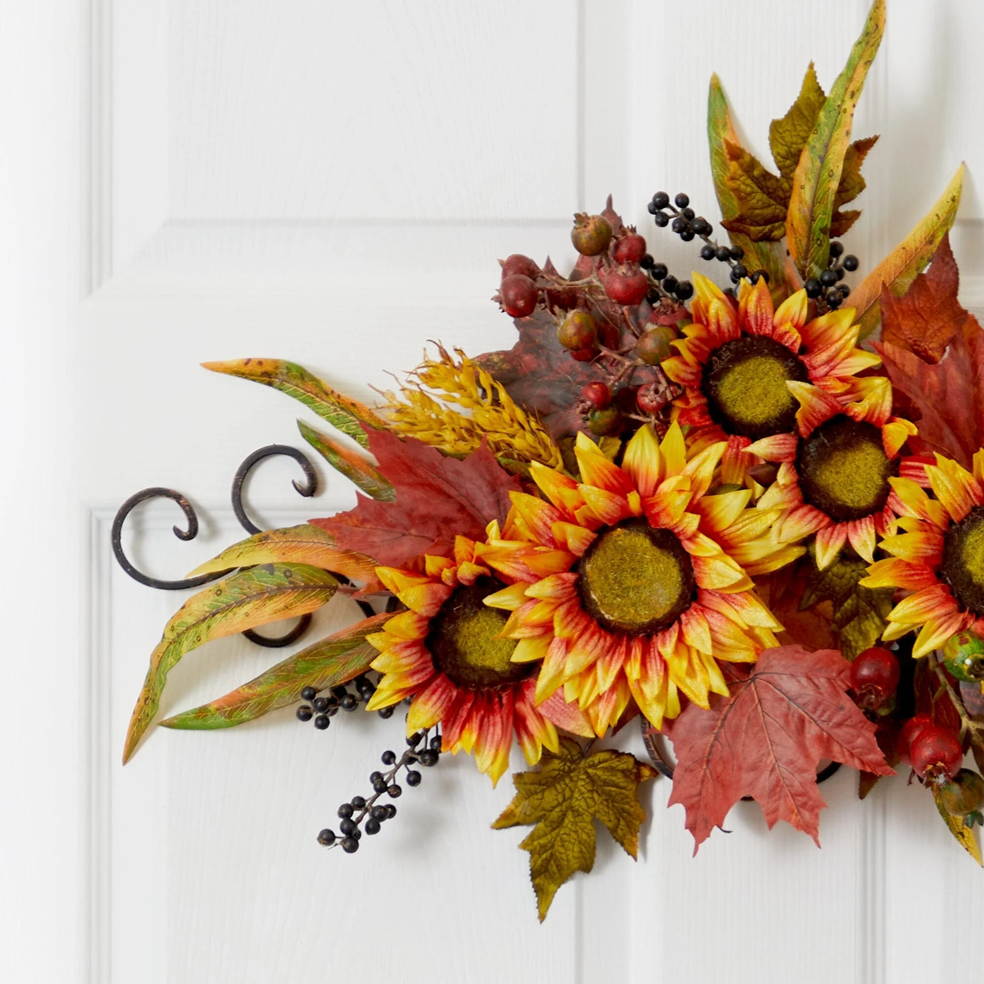Sunflower Swag w/Metal Frame - Image 2