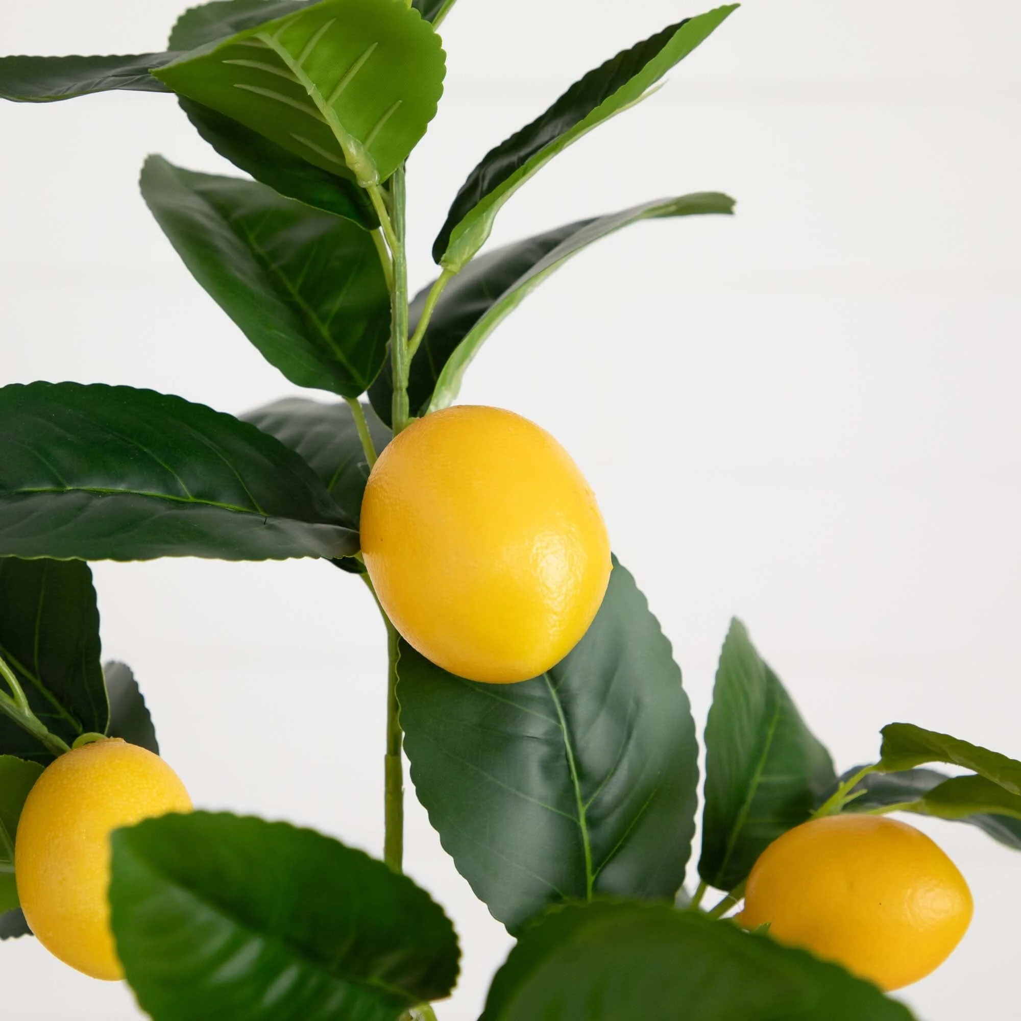 28" Artificial Lemon Stems - Set of 3 - Image 3