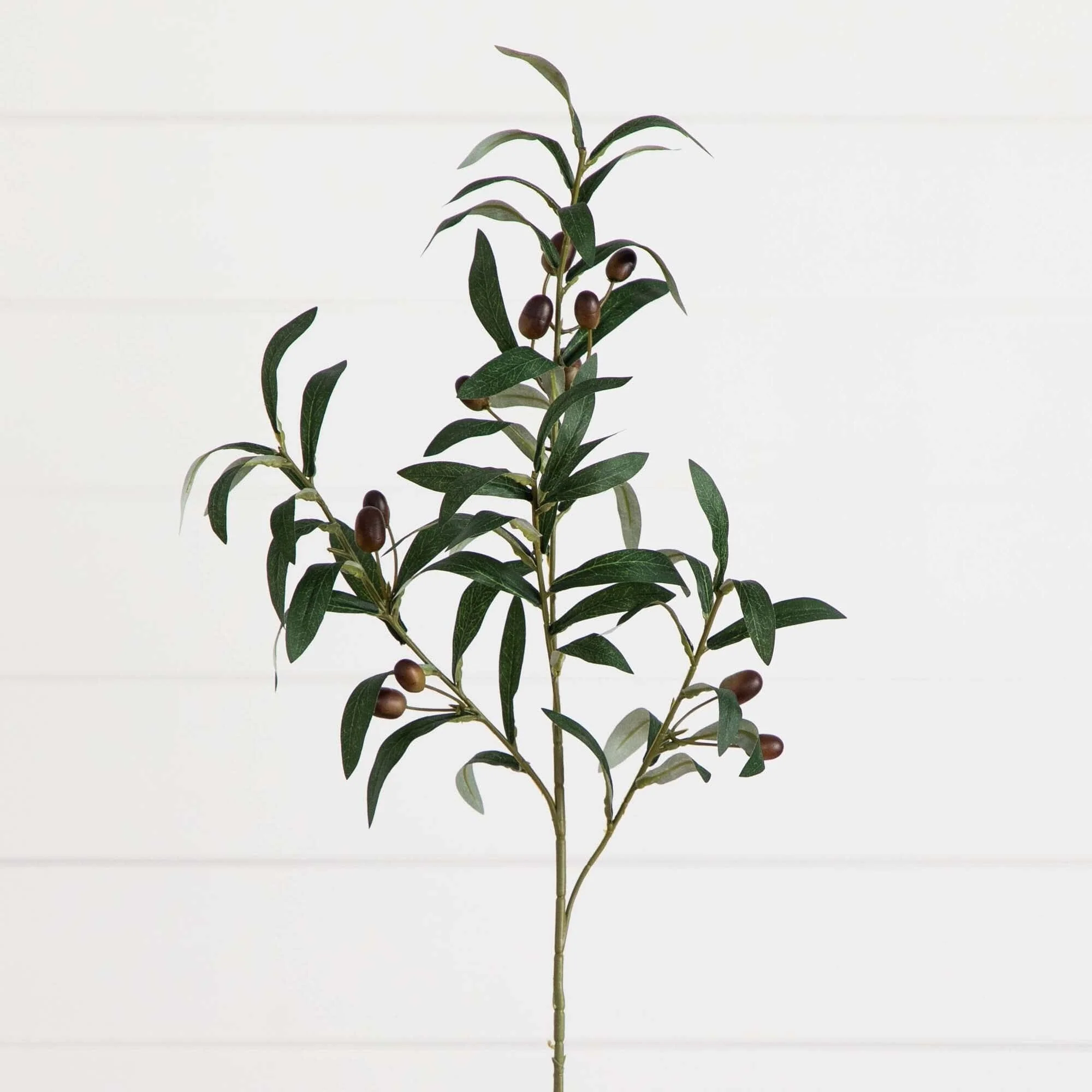 28" Artificial Olive Stems - Set of 3