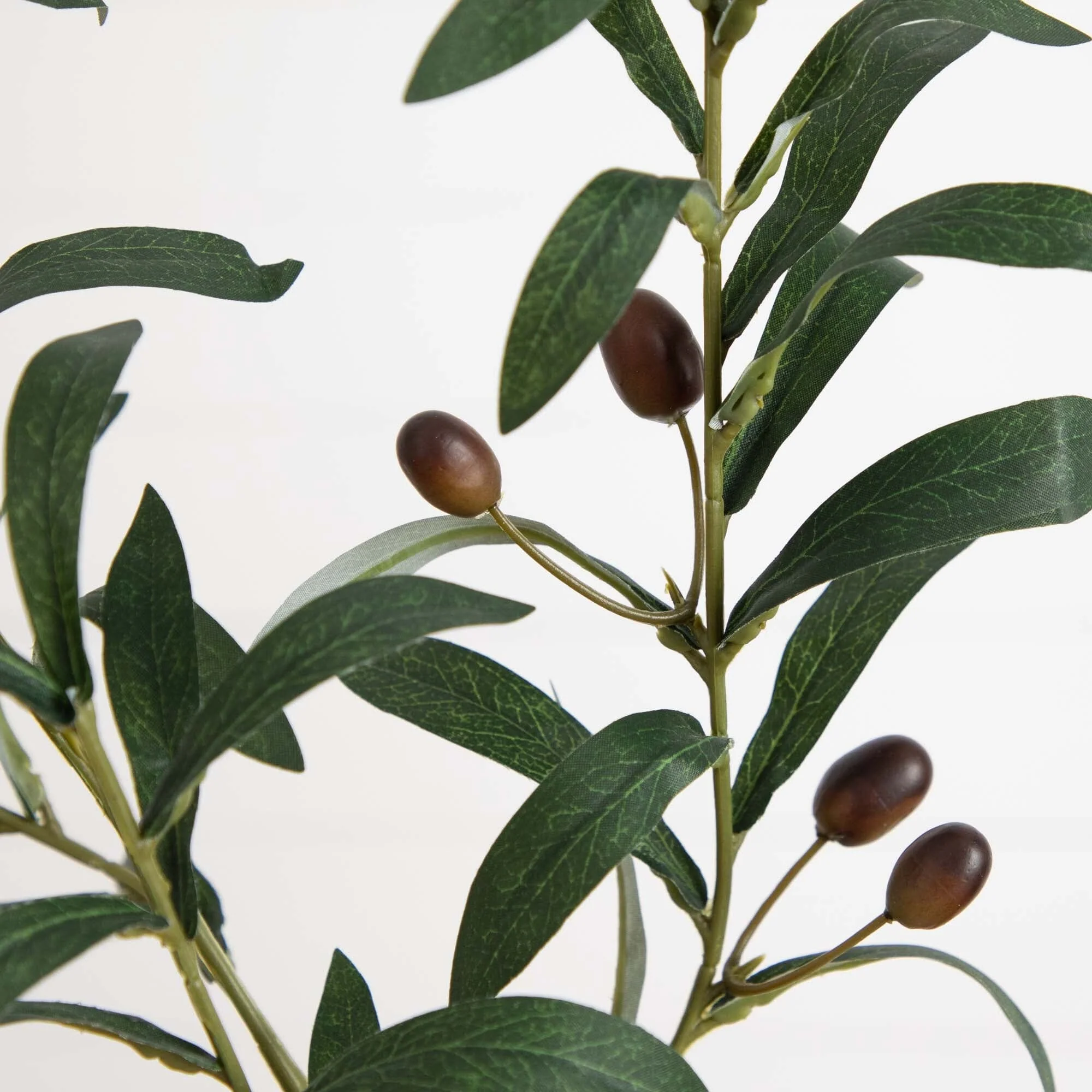28" Artificial Olive Stems - Set of 3 - Image 2