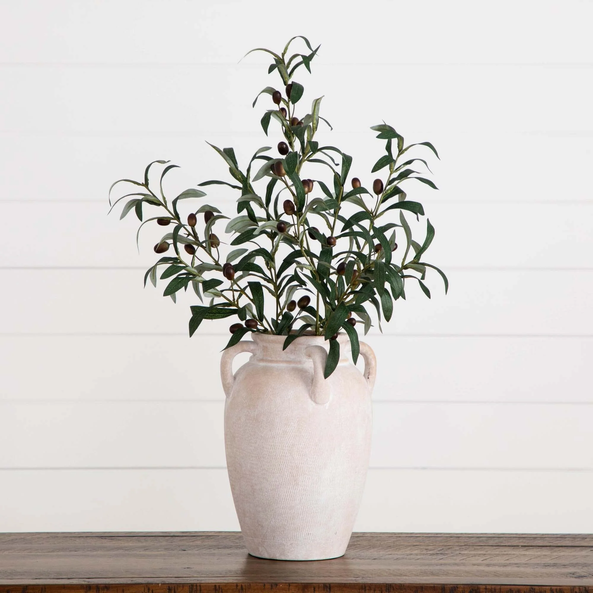 28" Artificial Olive Stems - Set of 3 - Image 3