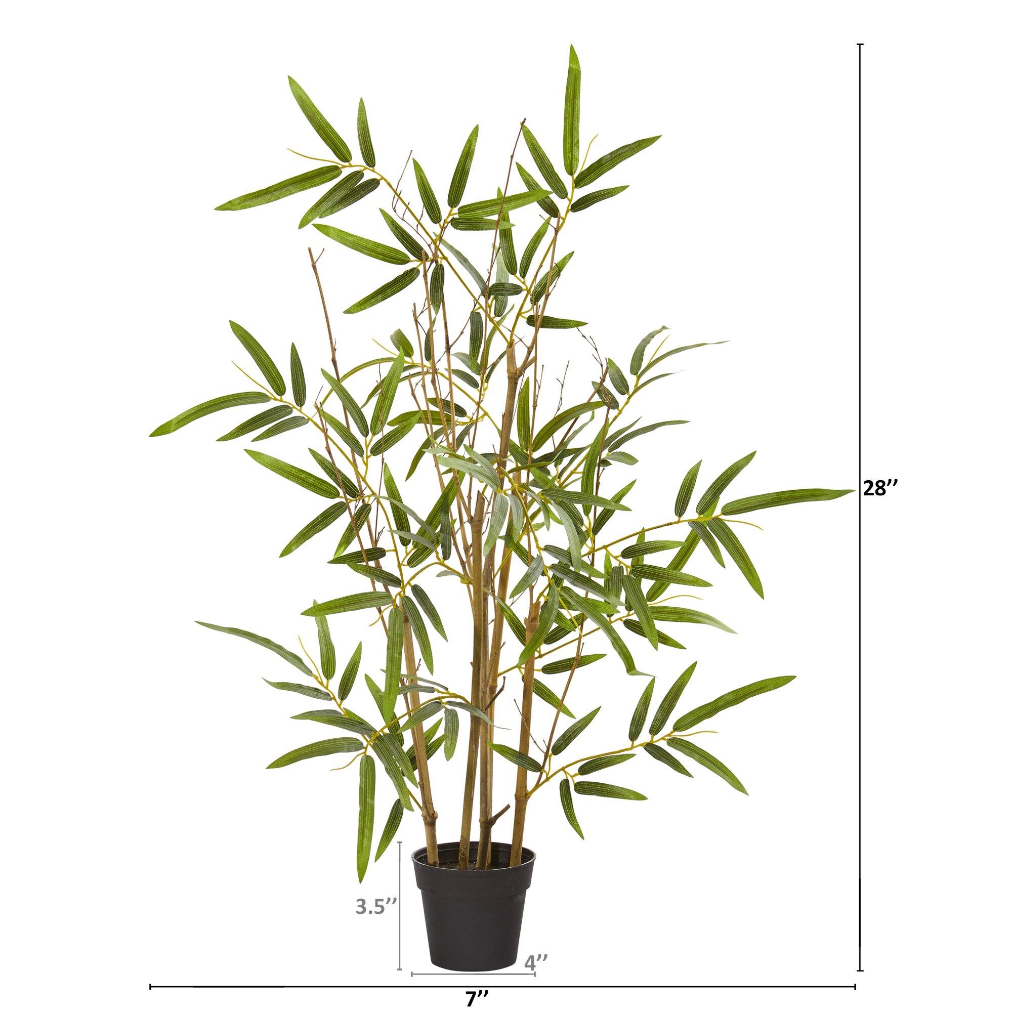 28” Bamboo Artificial Tree - Image 2