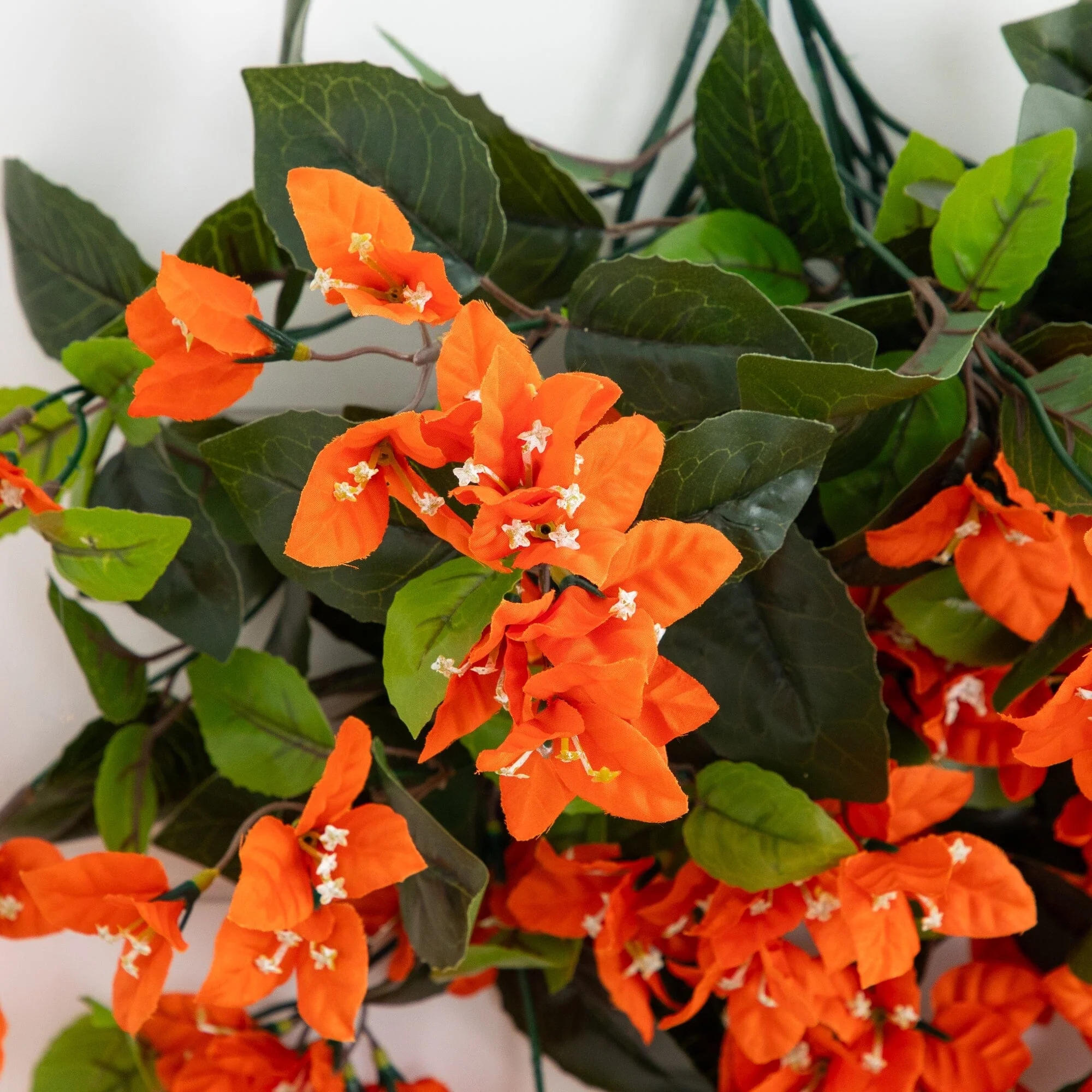 28” UV Resistant Artificial Bougainvillea Hanging  Plant (Indoor/Outdoor) - Set of 2 - Image 2