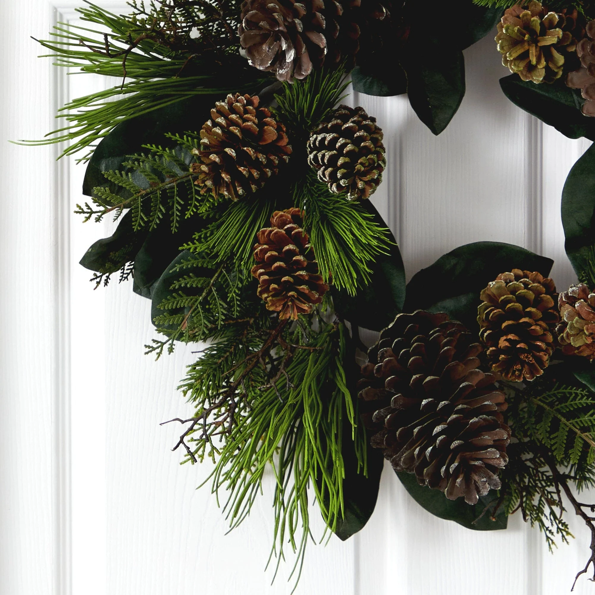 28” Pine Cone and Pine Wreath - Image 2