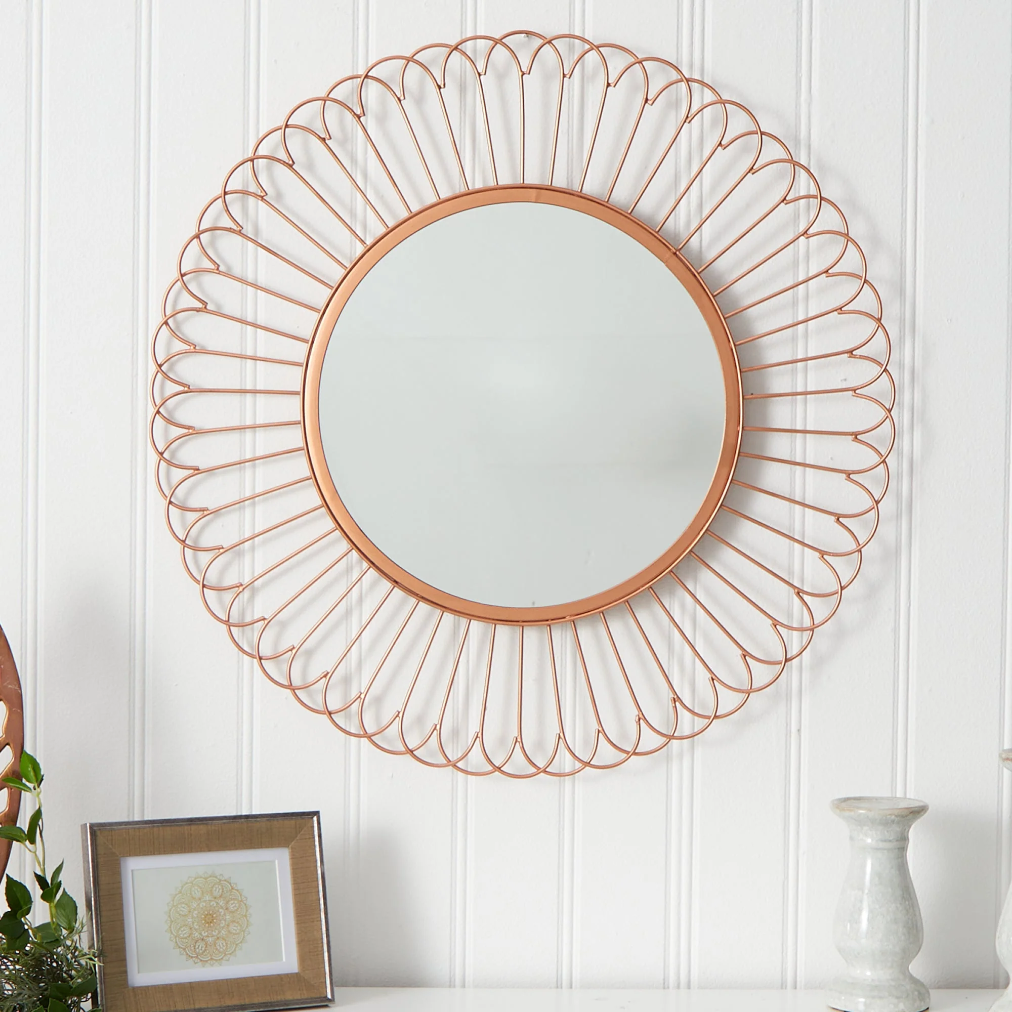 28” Starburst Mirror Wall Decor - Image 3