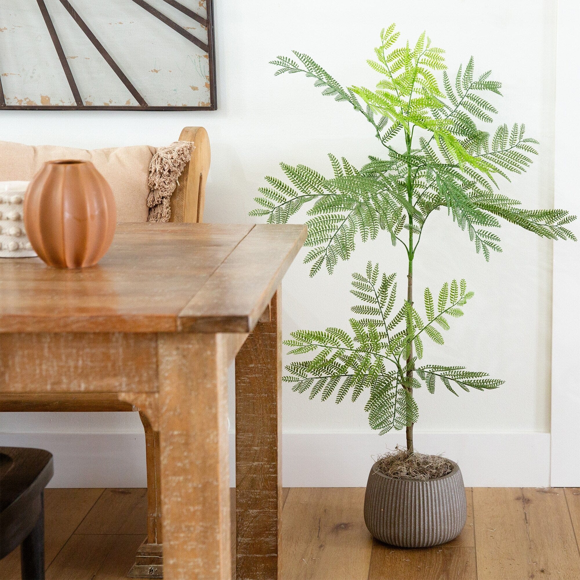 3.5' Artificial Minimalist Jacaranda Tree - Image 3