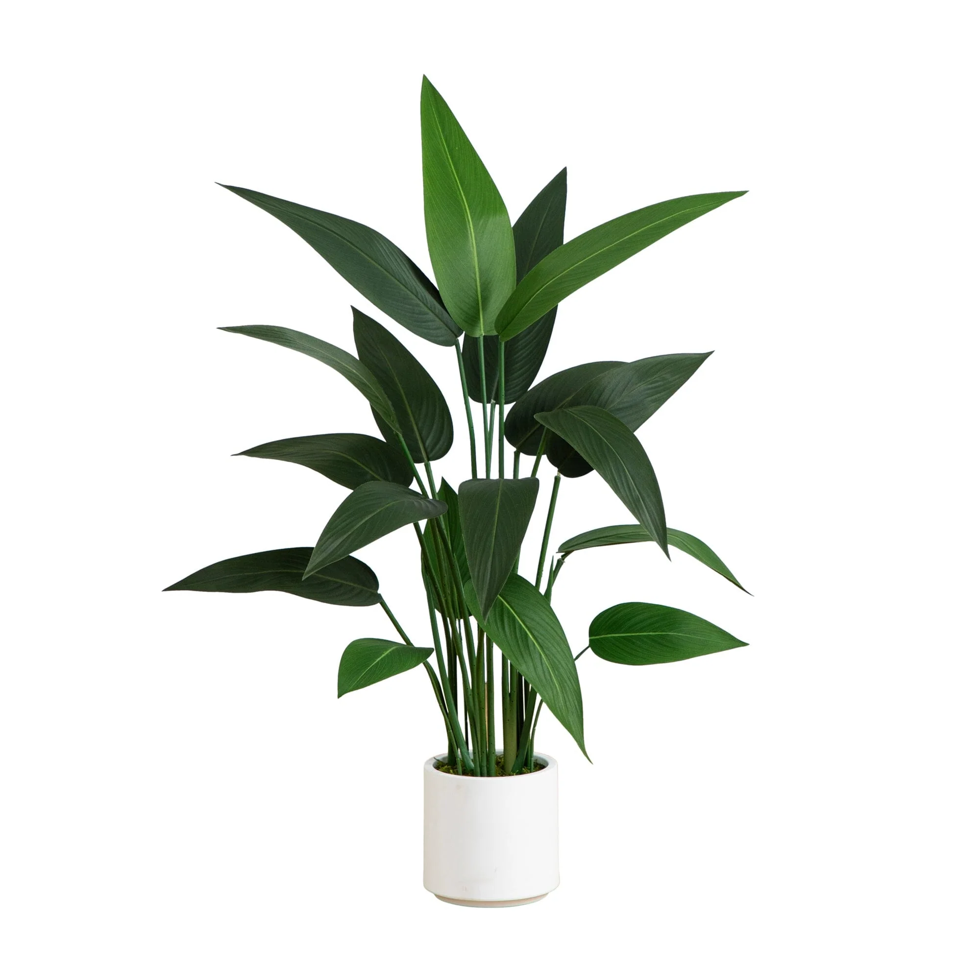 3.5'  Artificial Sky Bird Tree in White Decorative Planter - Image 7