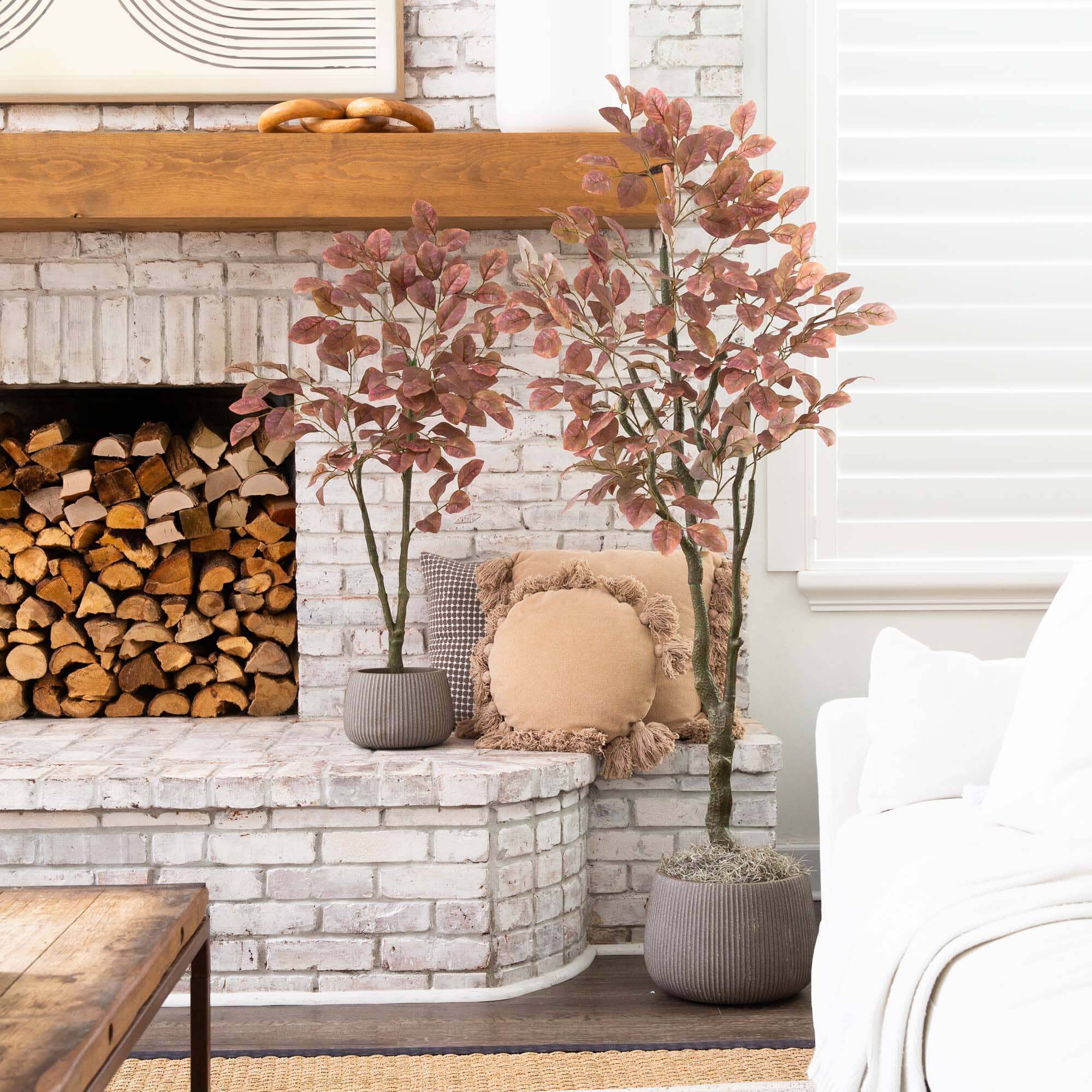 3.5’ Autumn Dogwood Artificial Fall Tree - Image 4