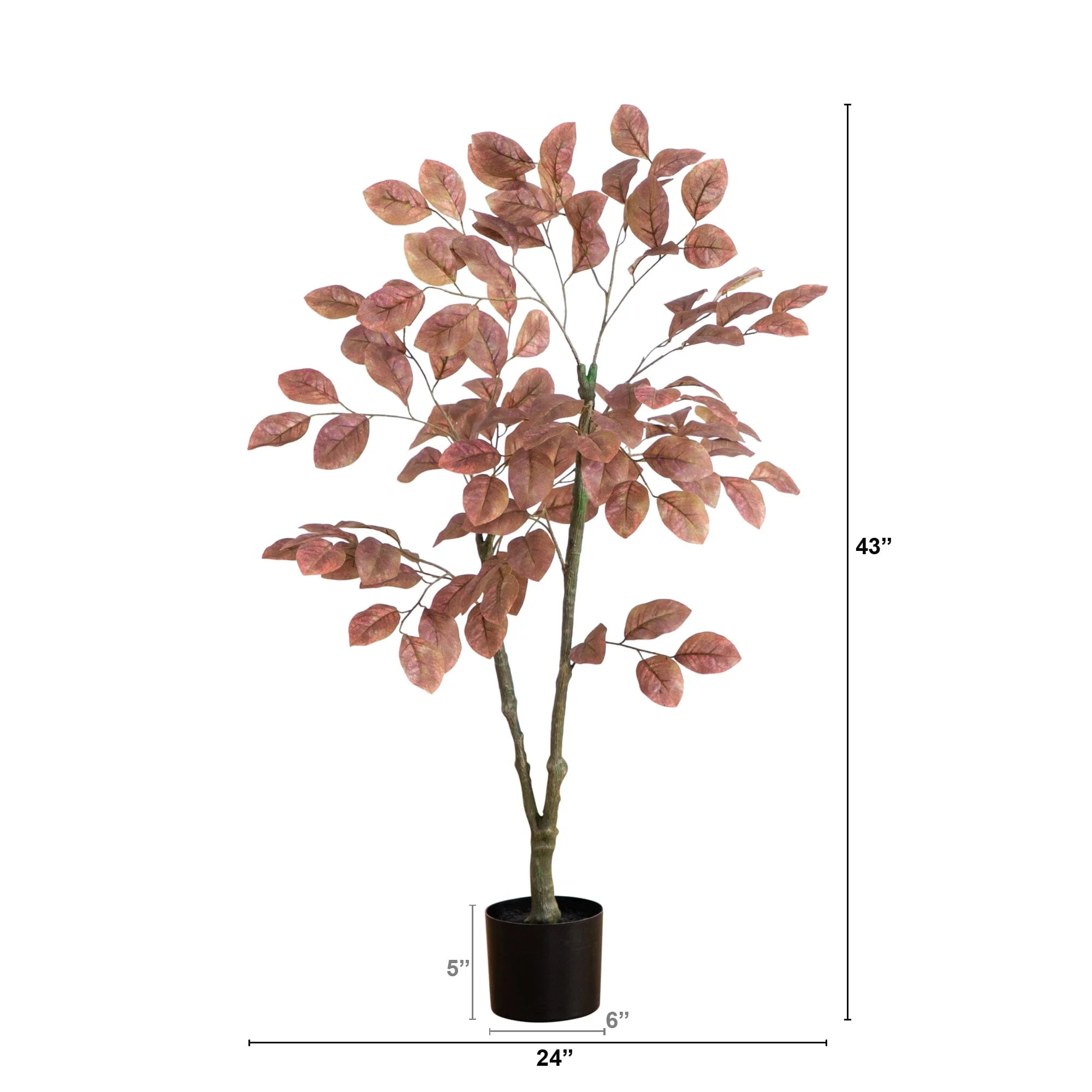 3.5’ Autumn Dogwood Artificial Fall Tree - Image 7