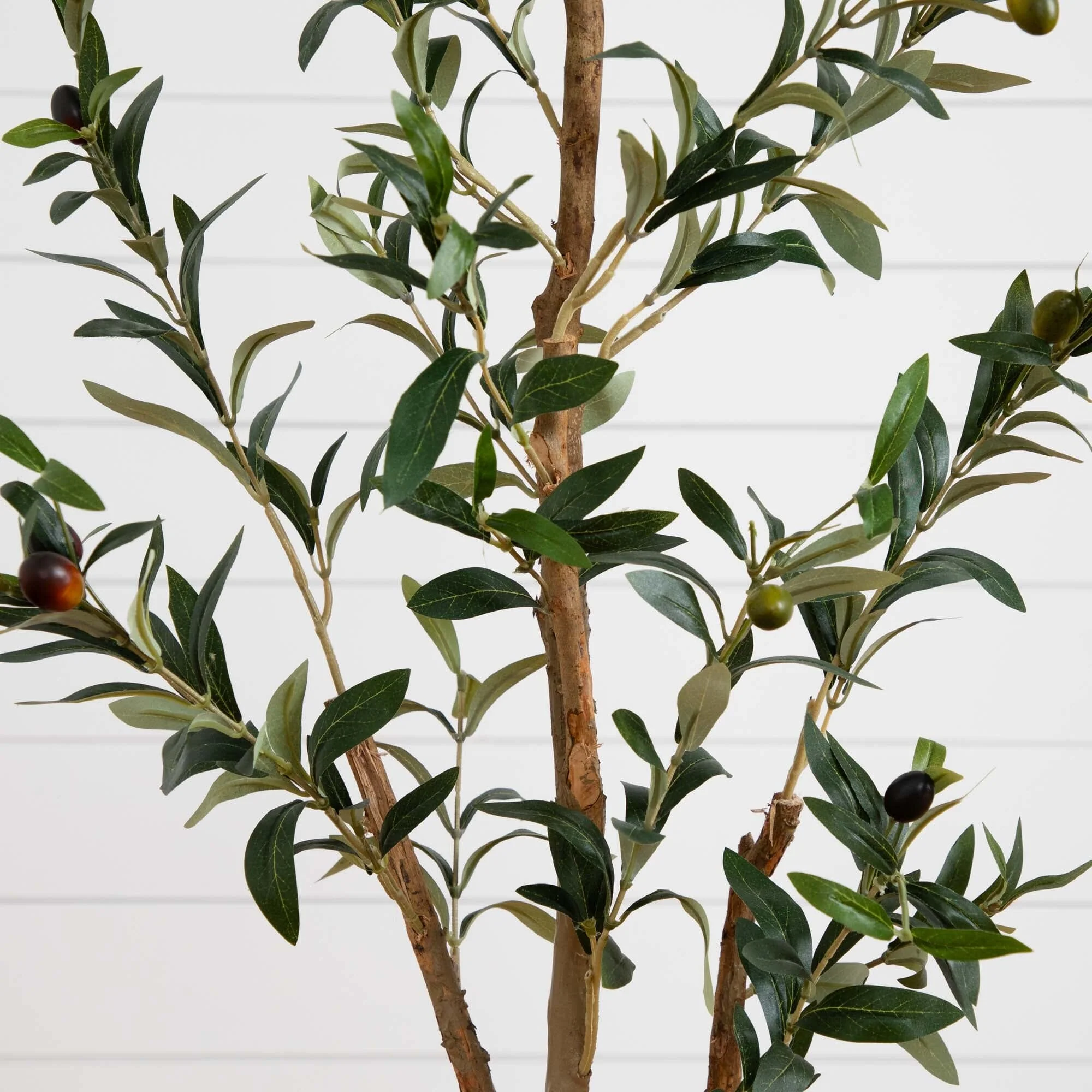 3.5’ Artificial Olive Tree with Sparse Design - Image 3