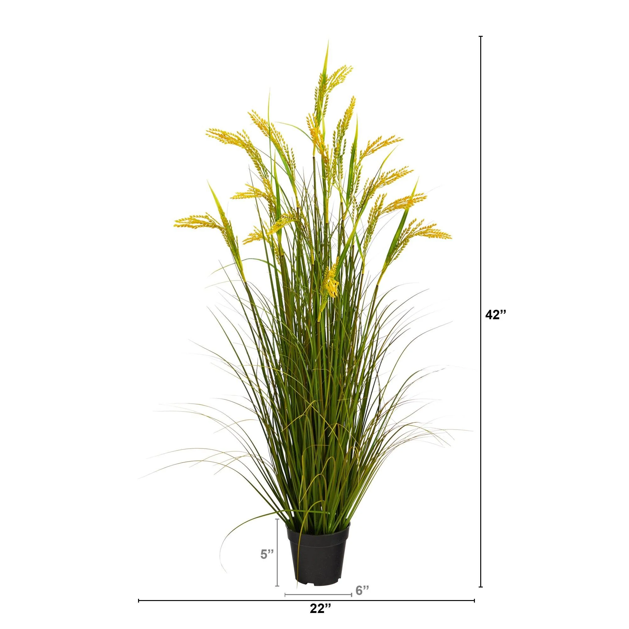 3.5’ Wheat Grain Artificial Plant - Image 2