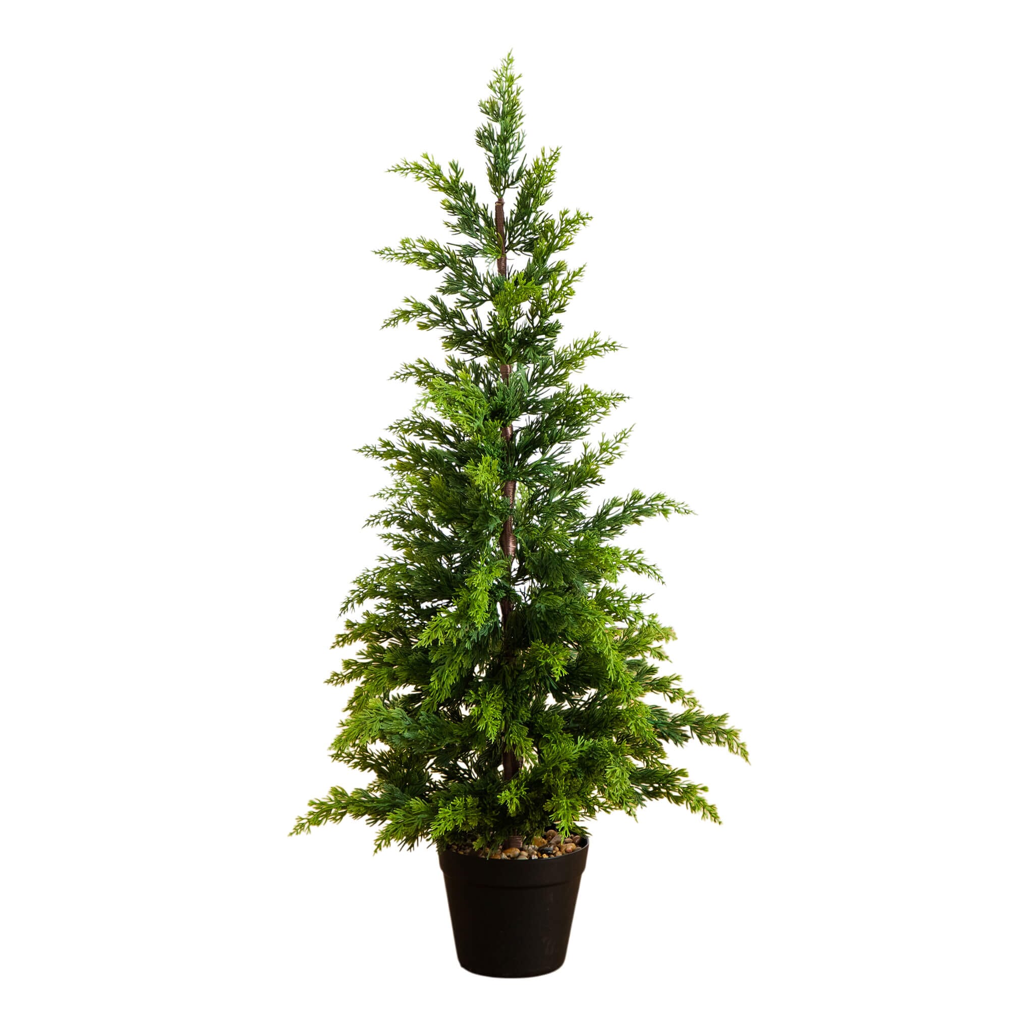 3' Artificial Cypress Topiary Christmas Tree - Image 2