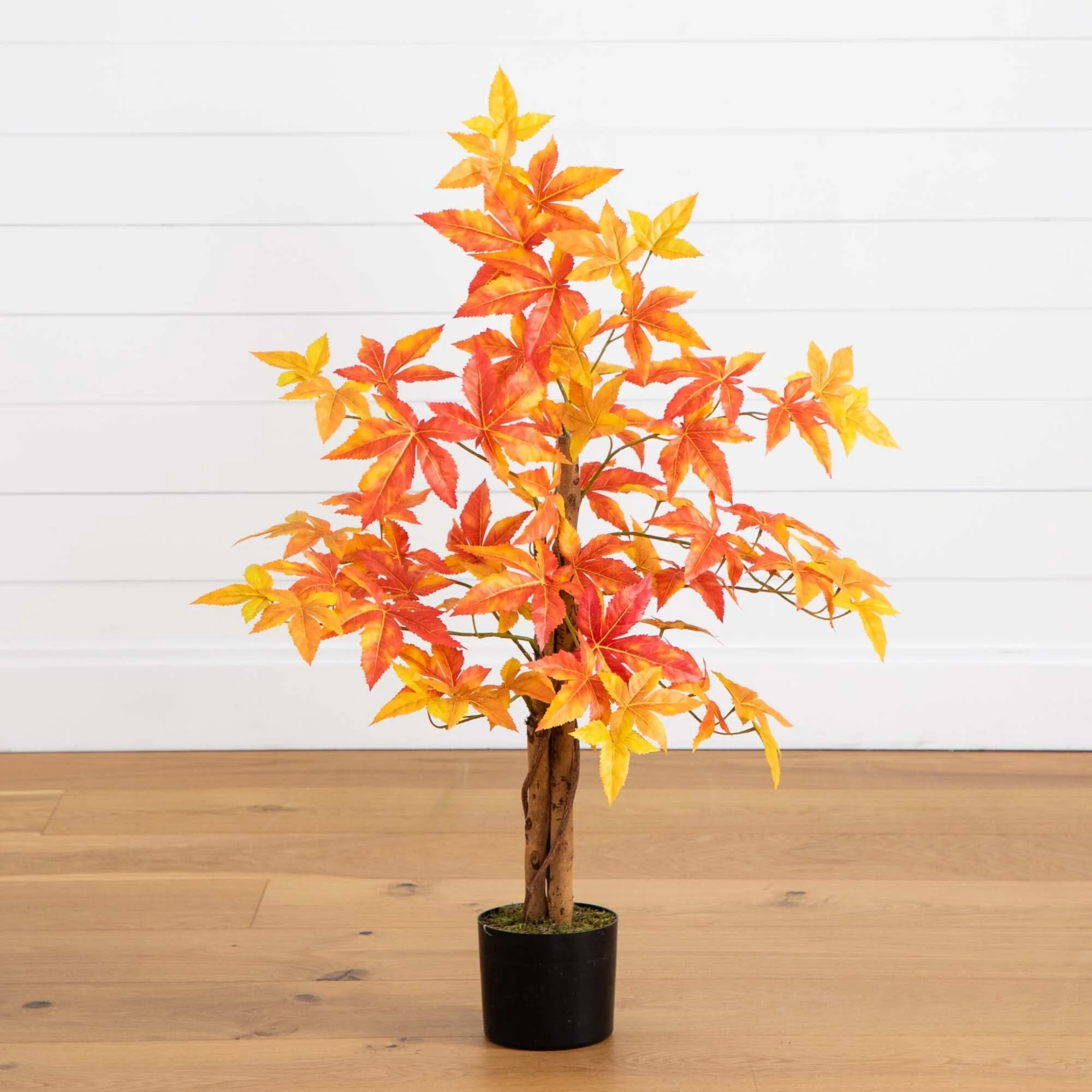 3’ Autumn Deluxe Maple Artificial Fall Tree