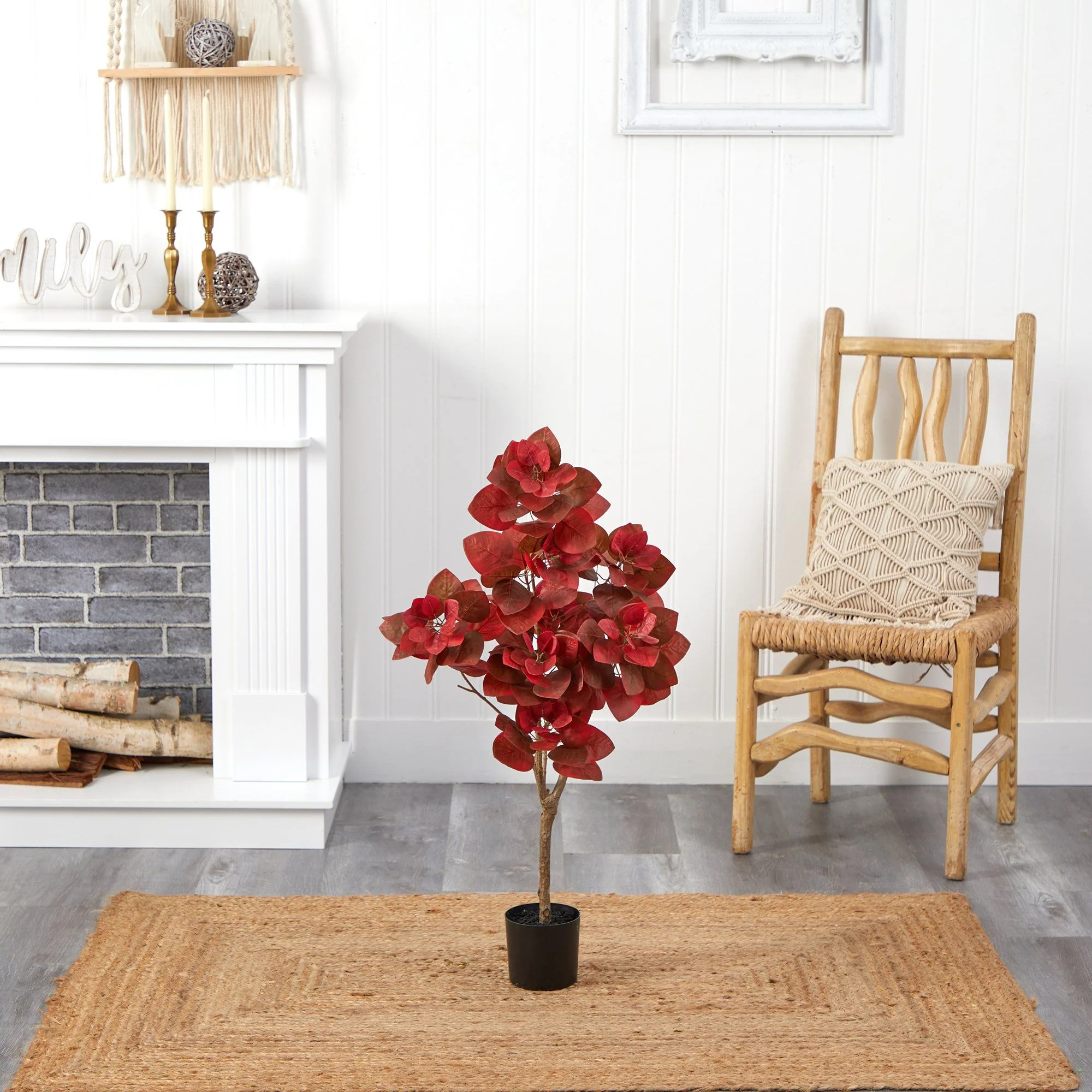 3’ Autumn Pomegranate Artificial Tree - Image 4