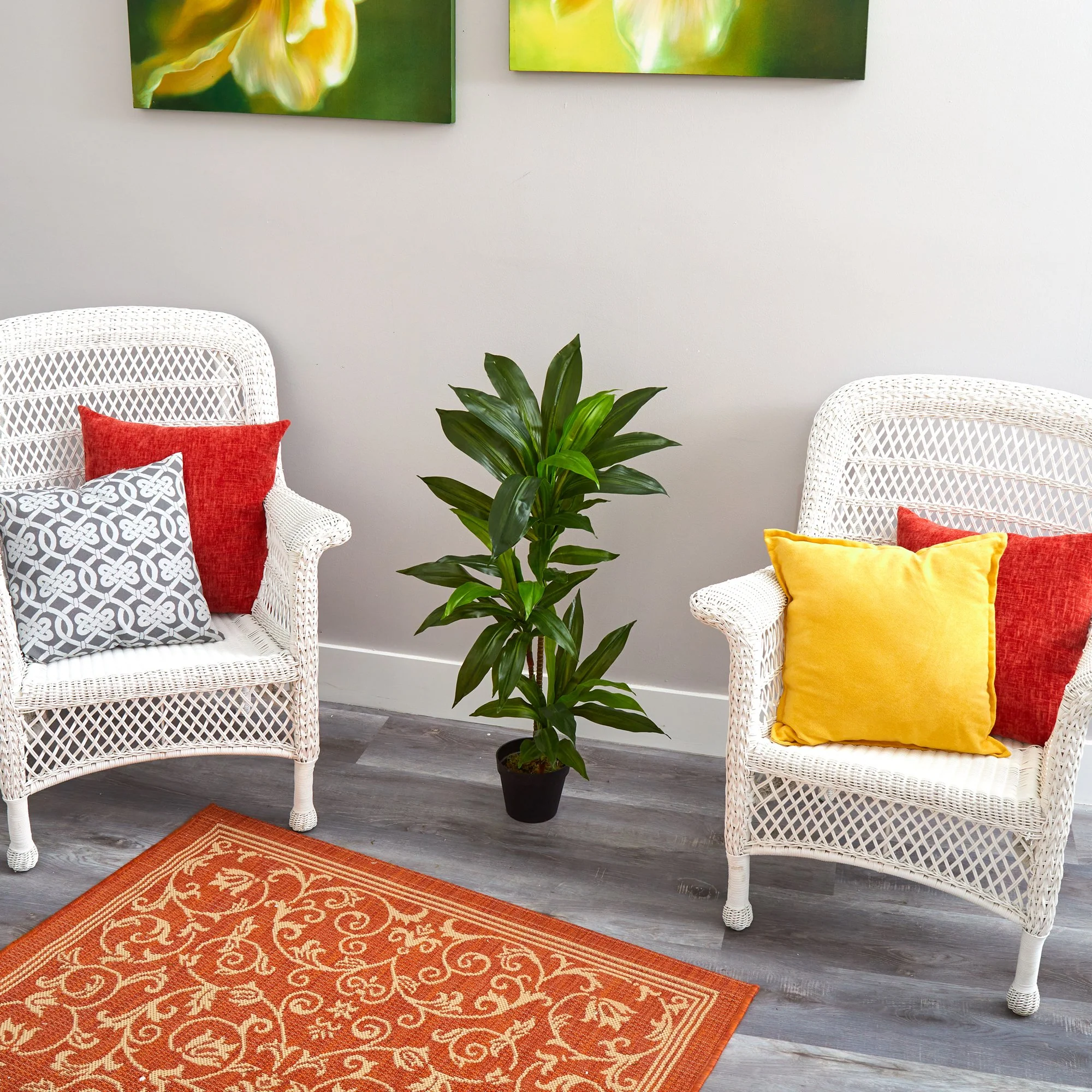 3' Dracaena Artificial Plant (Real Touch) - Image 3