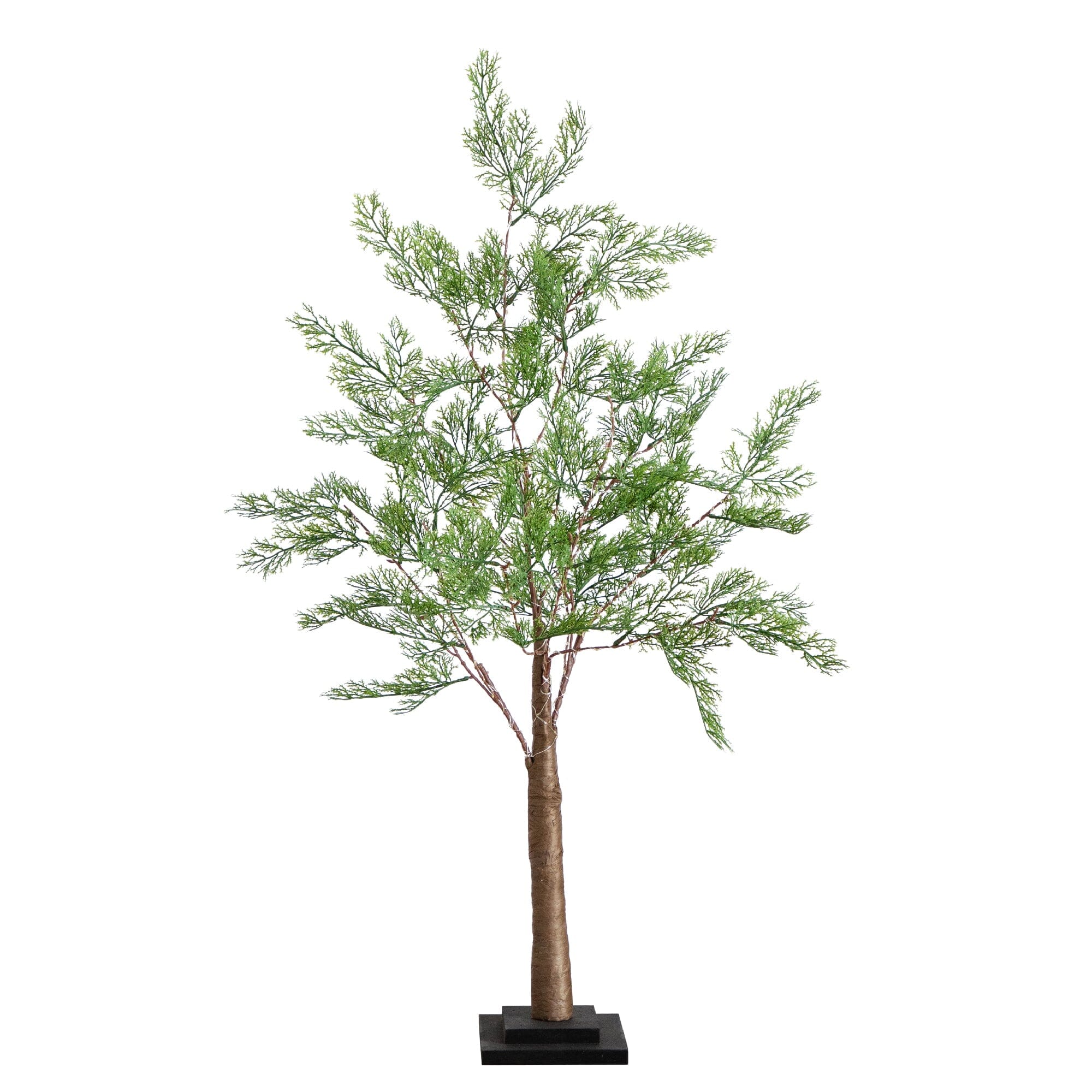 3’ Lighted Artificial Cypress Tree with 120 Warm White LED Lights - Image 9