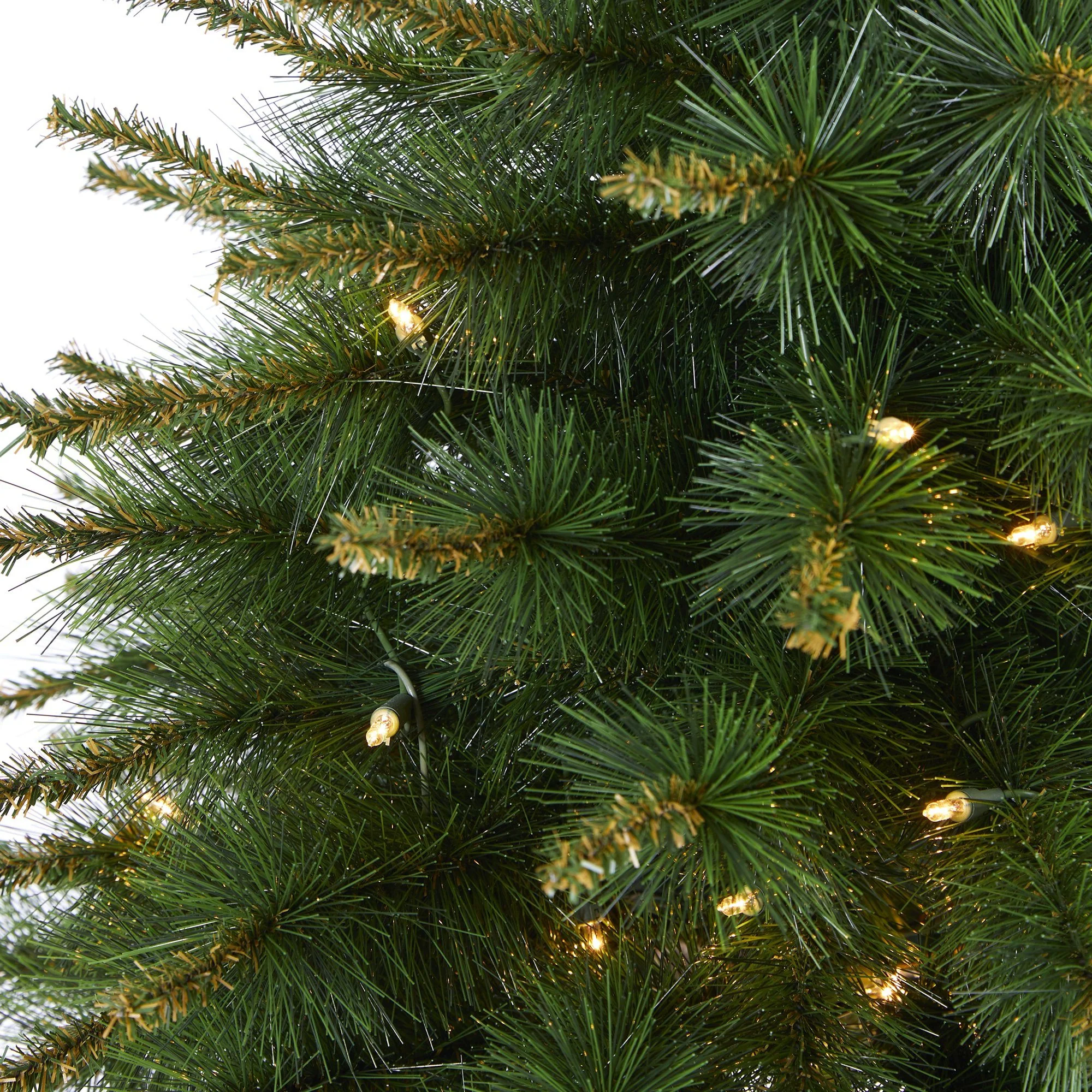 3’ New England Pine Artificial Christmas Tree with 50 Clear Lights and 117 Bendable Branches - Image 3