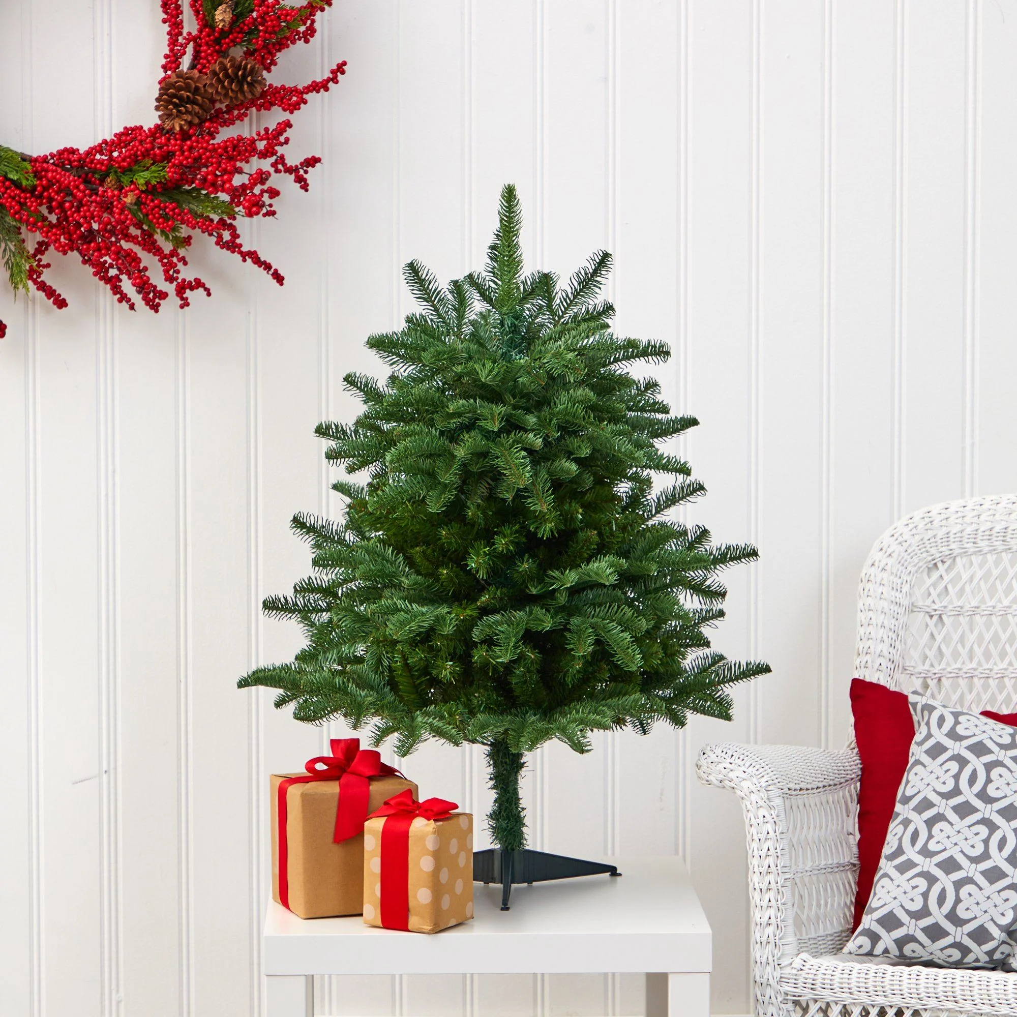 3’ South Carolina Spruce Artificial Christmas Tree with 458 Bendable Branches - Image 2