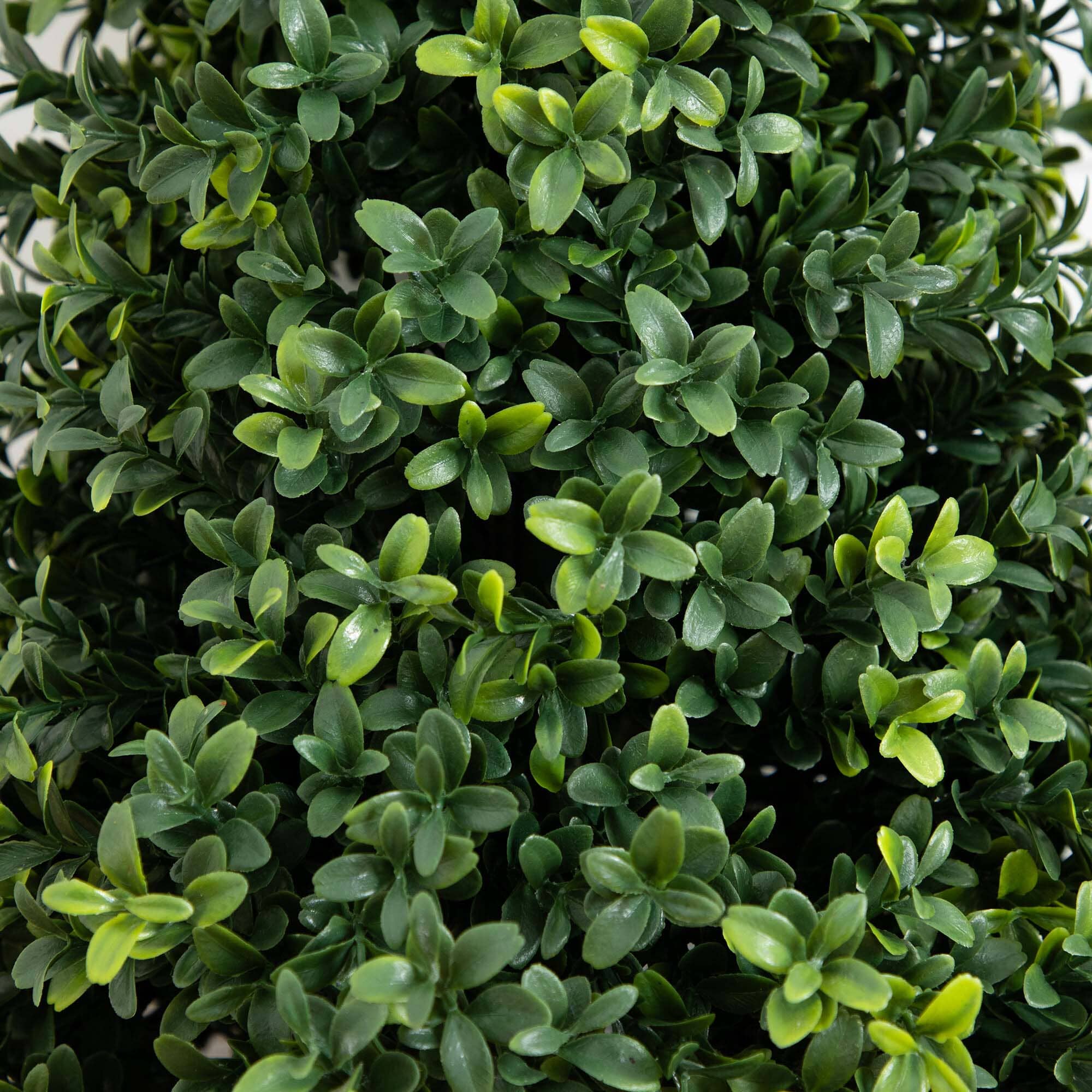 3' UV Resistant Artificial Boxwood Plant with Integrated Ground Stake (Indoor/Outdoor) - Set of 2 - Image 2