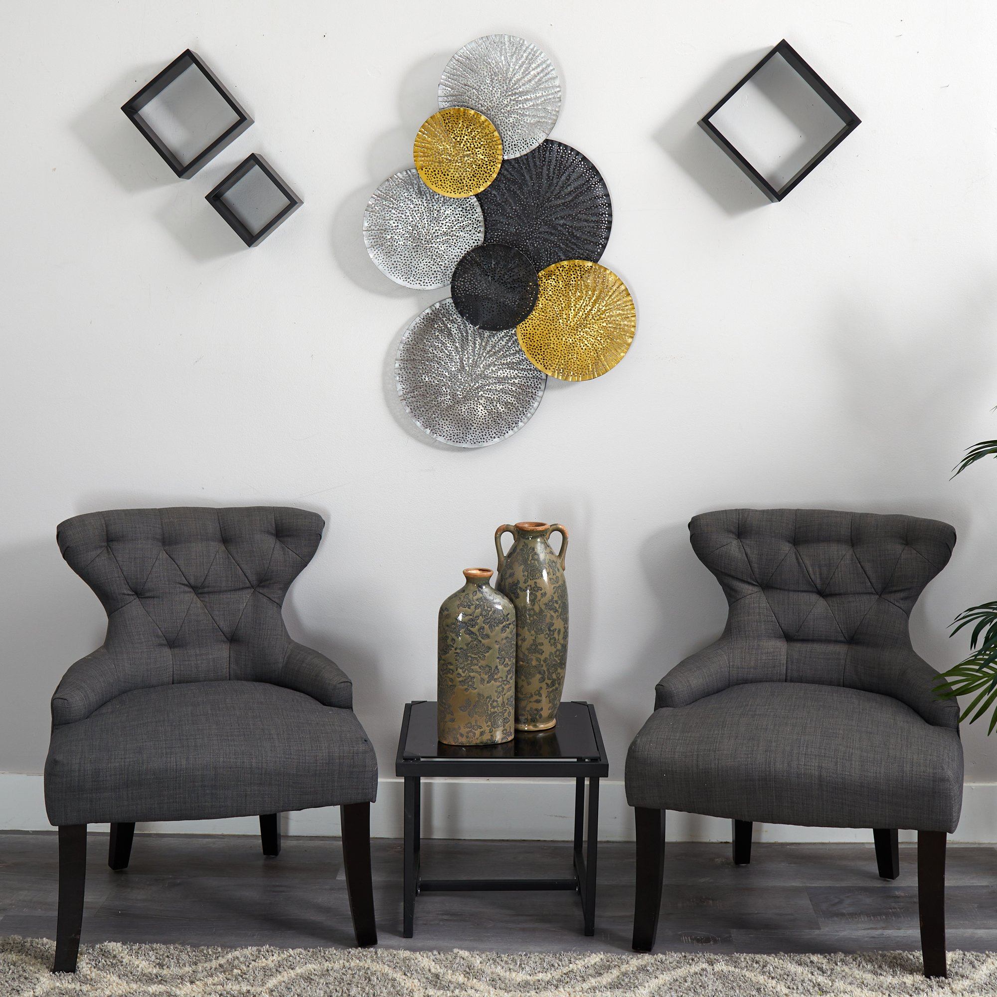 3’ x 2’ Layered Metal Wall Art Decor - Image 4