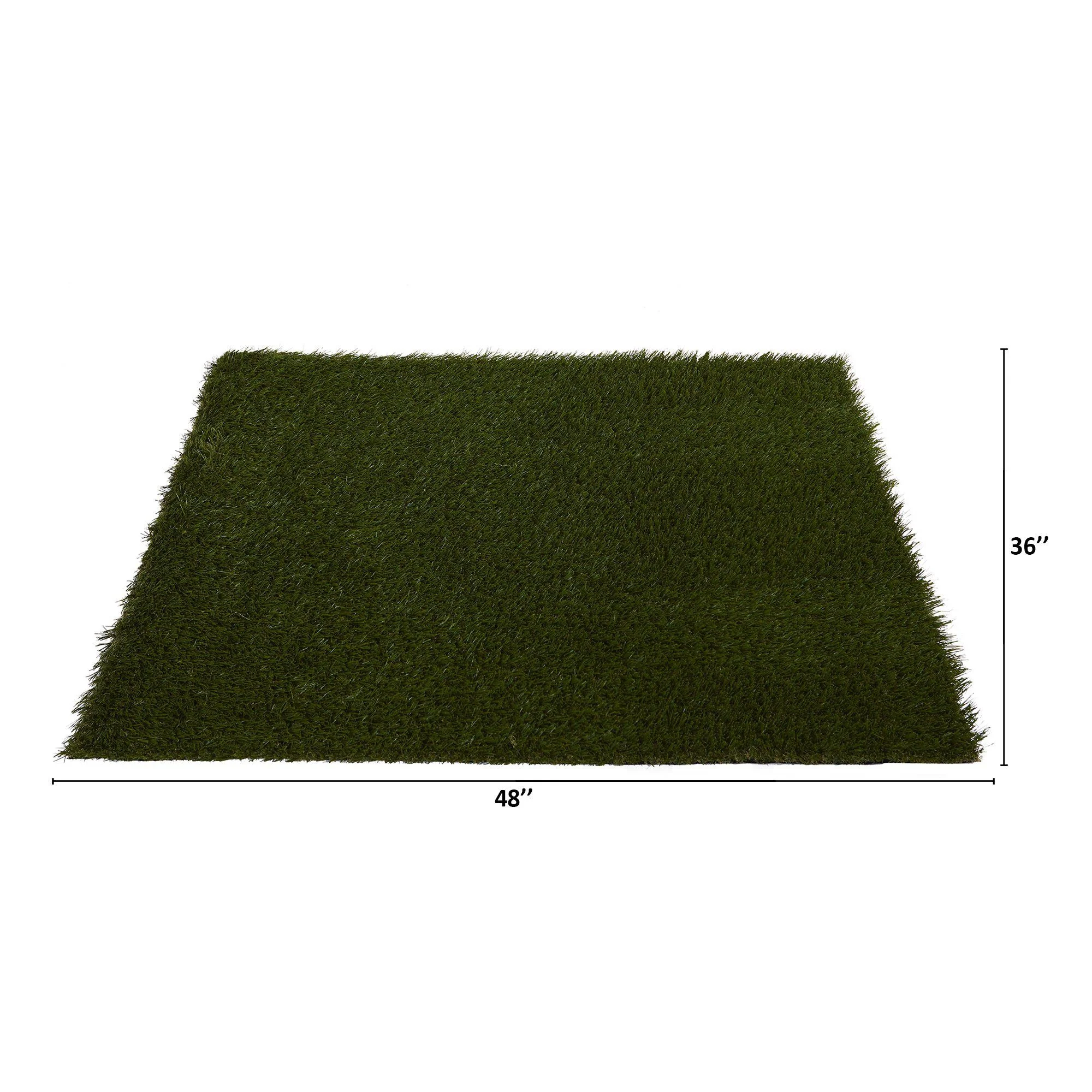 3’ x 4’ Artificial Professional Dark Grass Turf Carpet UV Resistant (Indoor/Outdoor) - Image 2