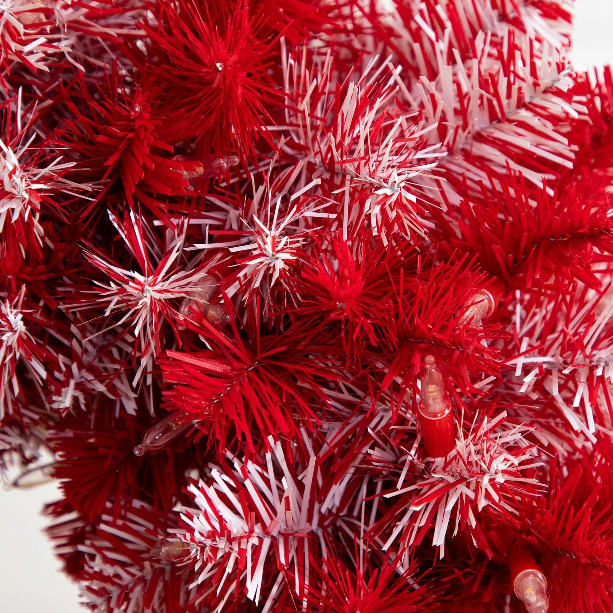30” Artificial Candy Cane Christmas Tree with 242 Tips, 100 Warm White Micro LED’s with 8 Function - Image 5