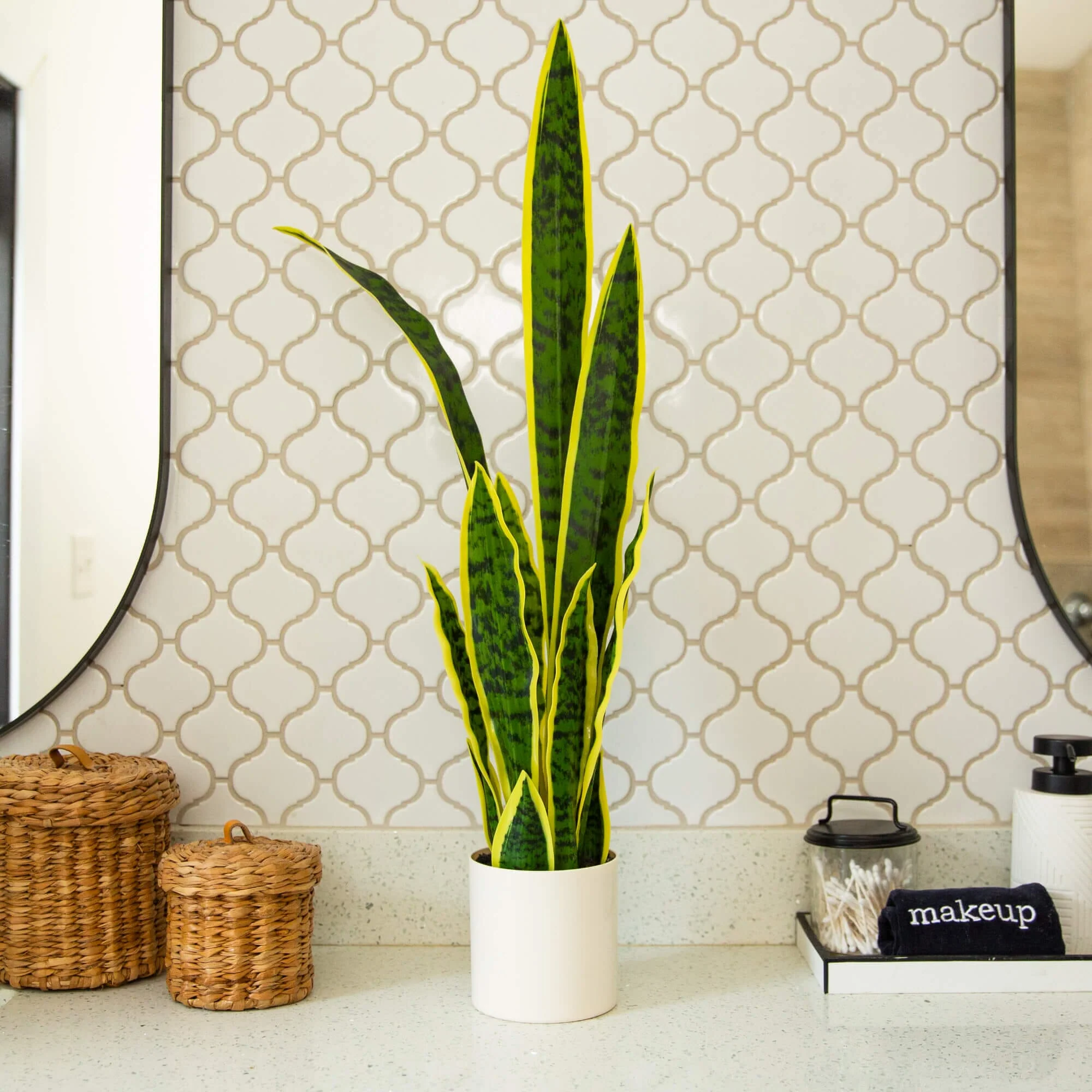 30" Artificial Sansevieria Plant - Image 3