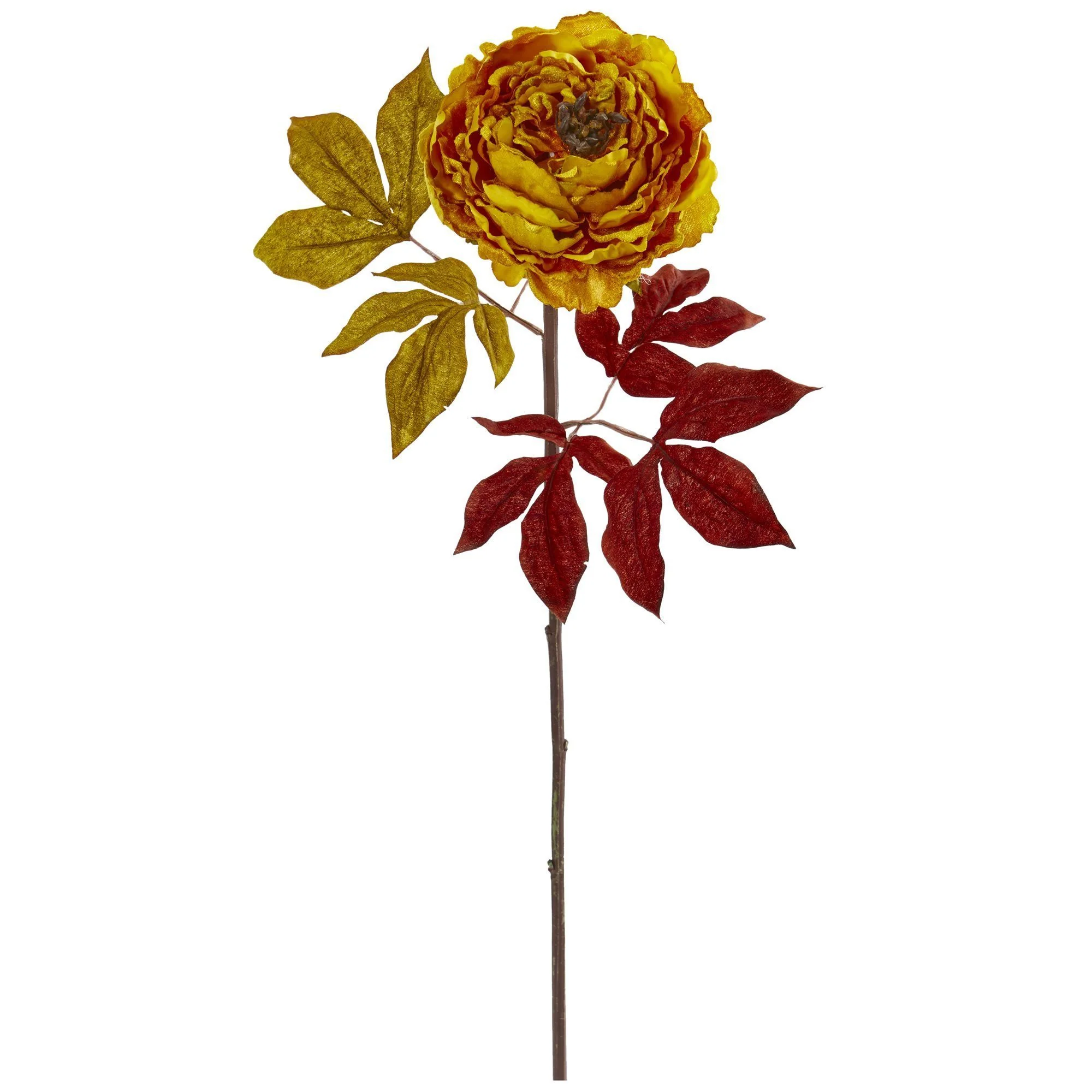 30” Peony Silk Flower (Set of 6) - Image 4