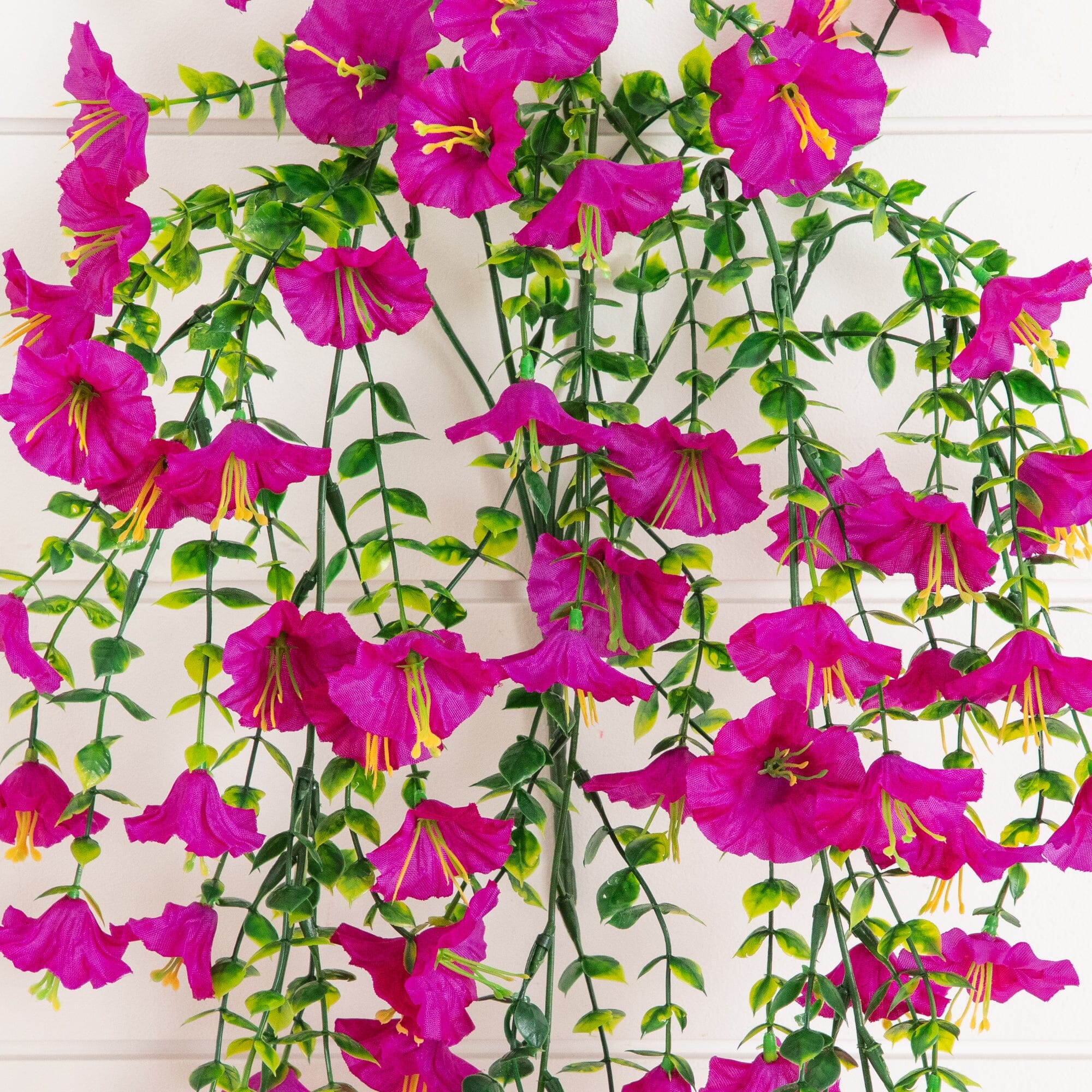 30" UV Resistant Artificial Morning Glory Hanging Plant (Indoor/Outdoor) - Set of 6 - Image 27